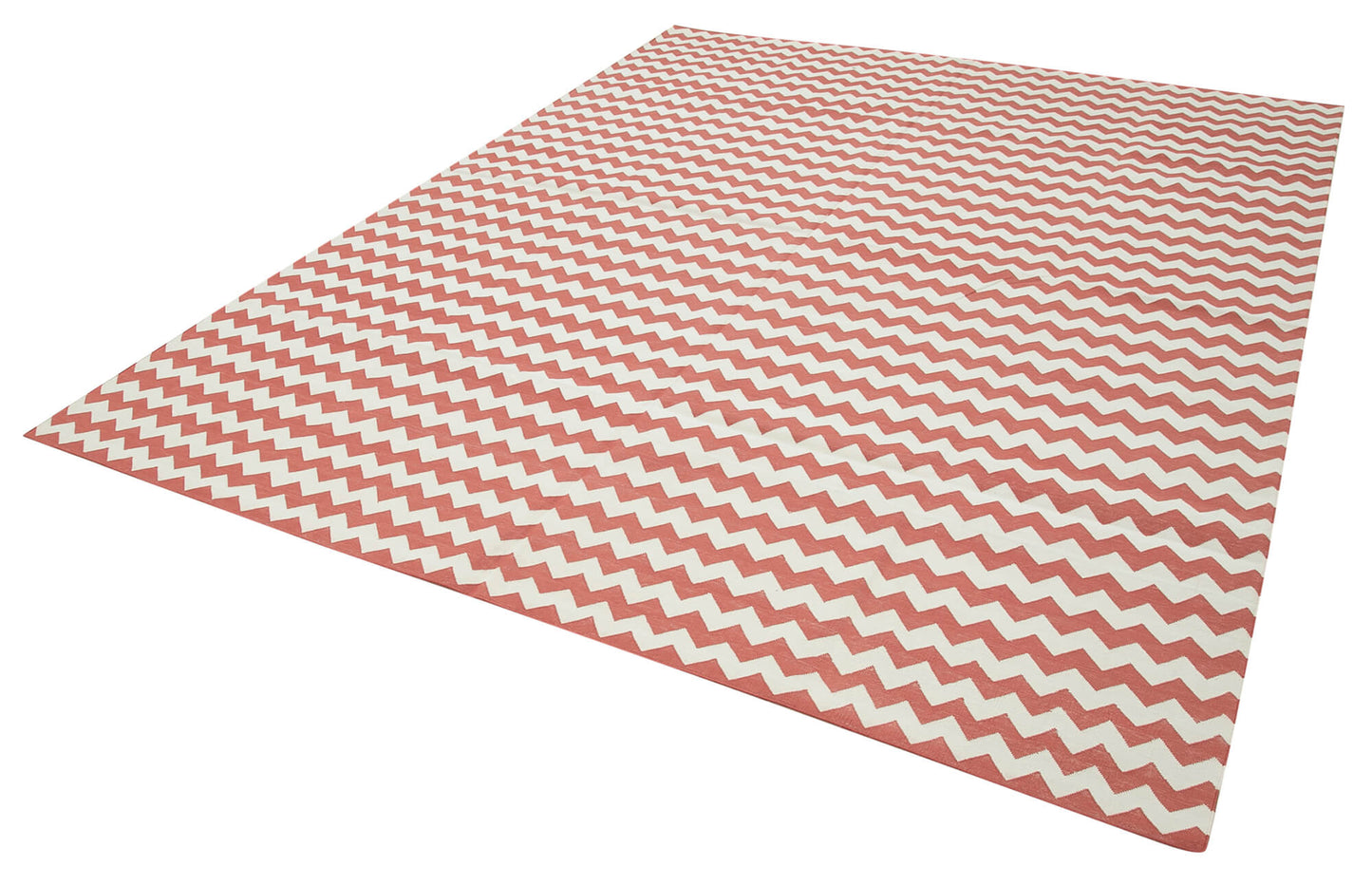 8x10 Red Dhurrie Rug - 32596