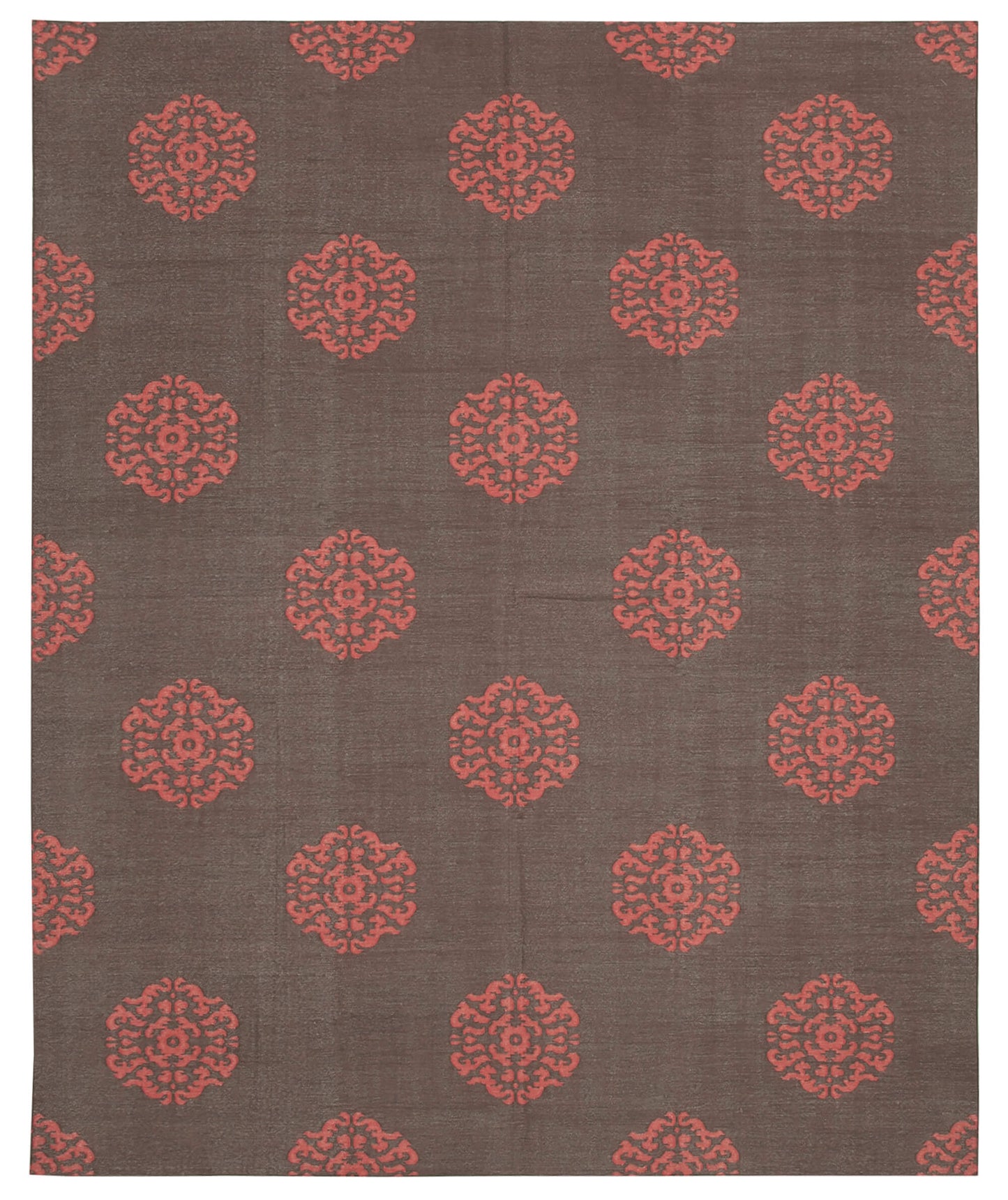 8x10 Brown Dhurrie Rug - 32599