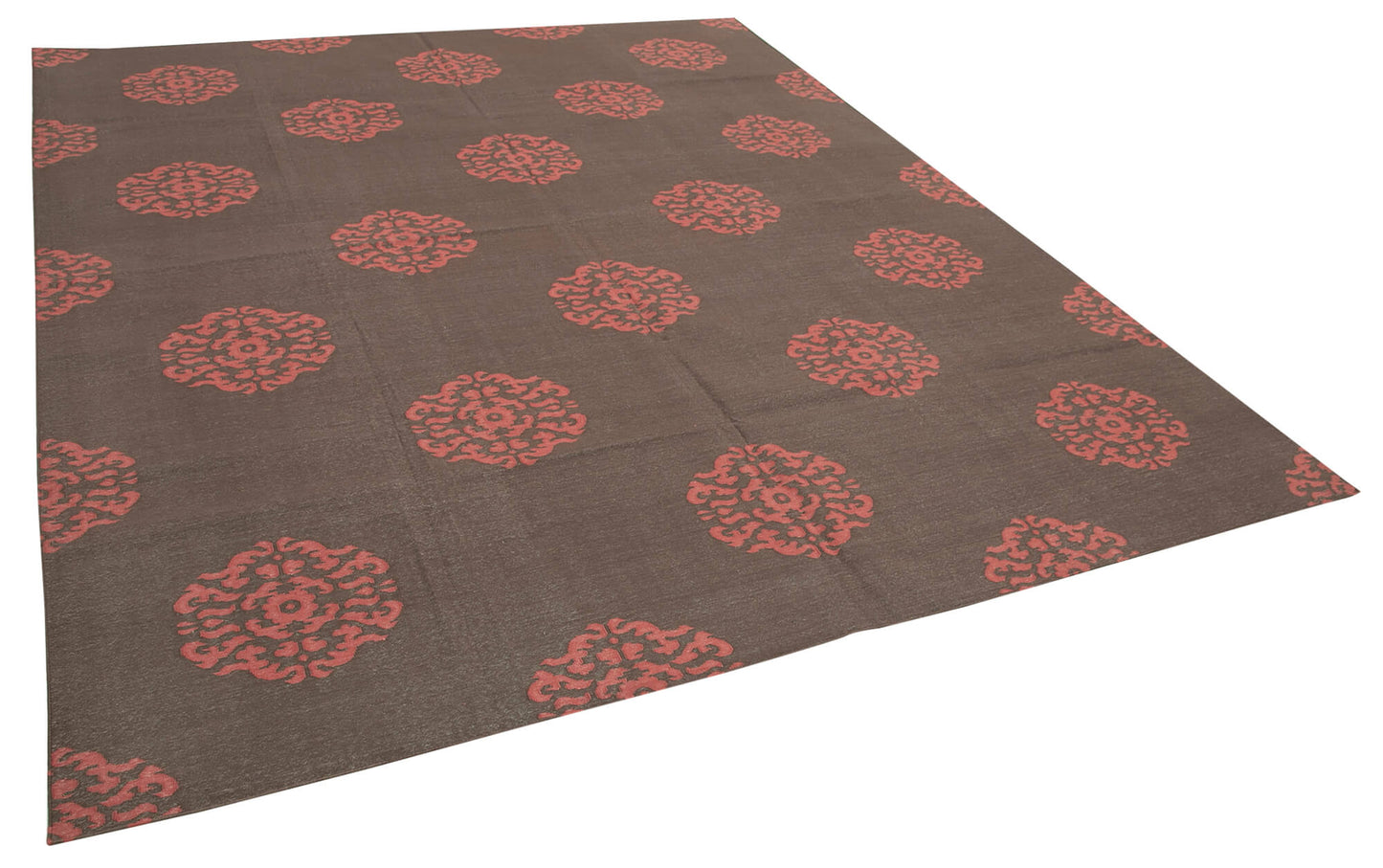 8x10 Brown Dhurrie Rug - 32599