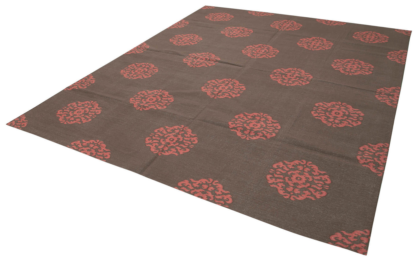 8x10 Brown Dhurrie Rug - 32599