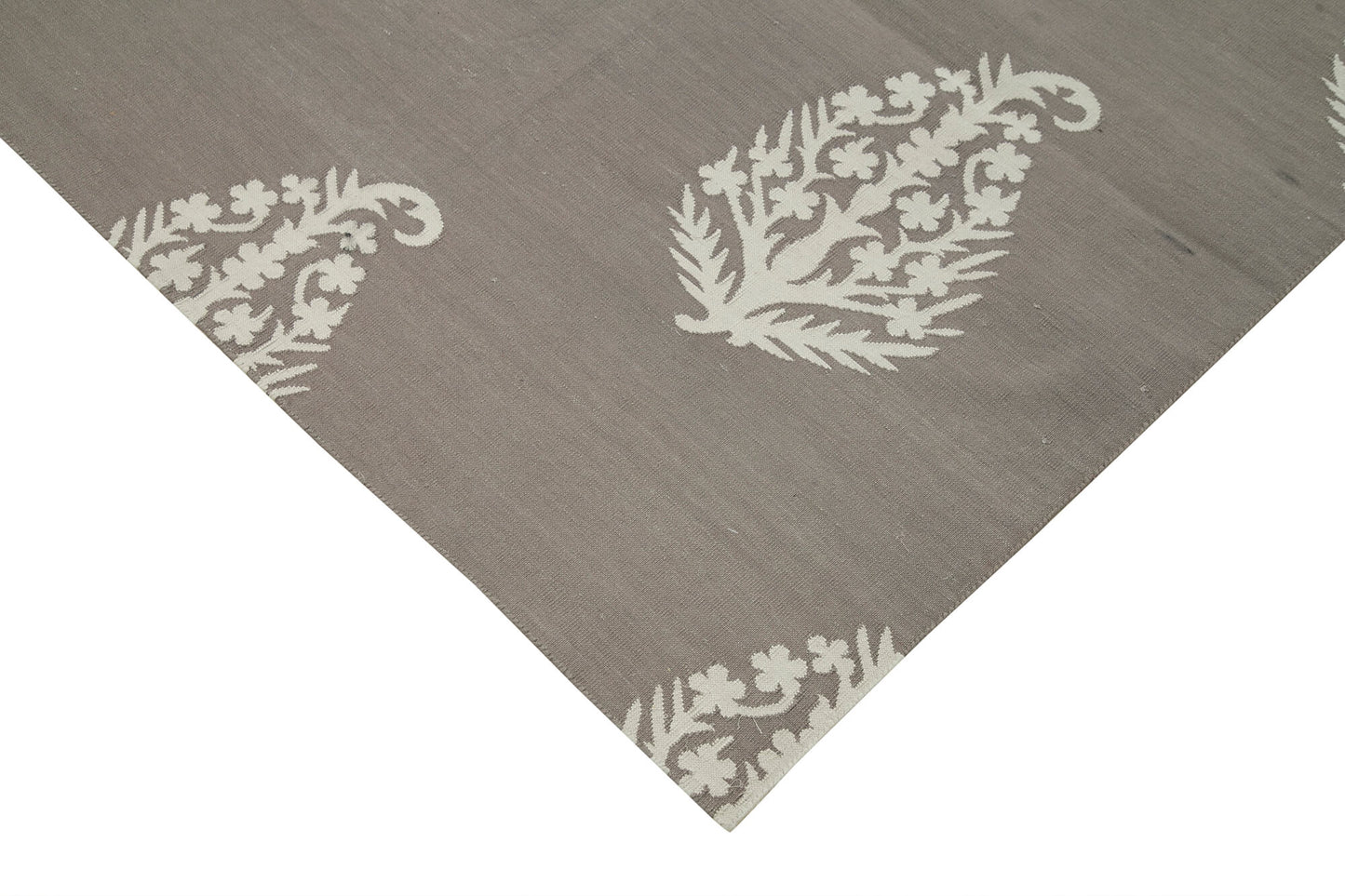 8x10 Grey Dhurrie Rug - 32600