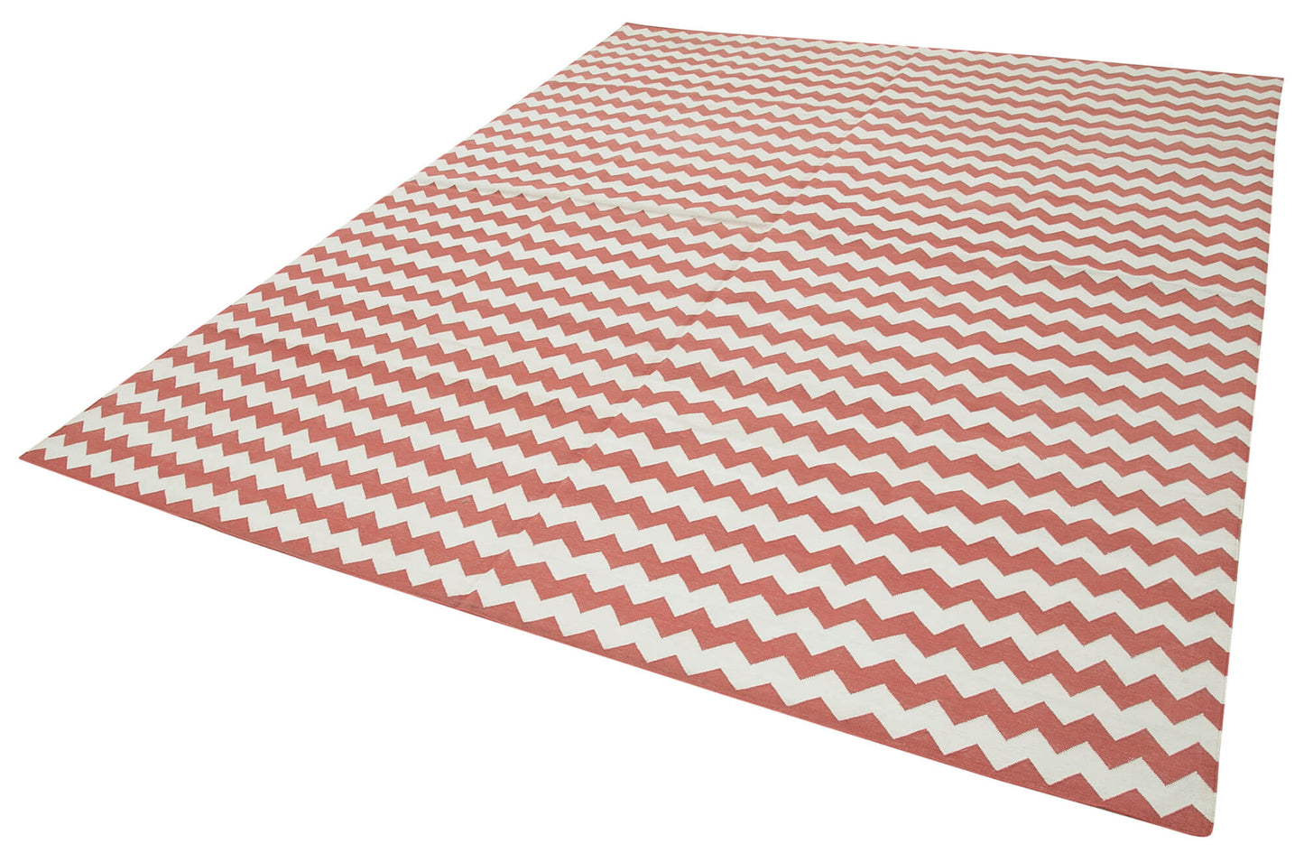 8x10 Red Dhurrie Rug - 32606