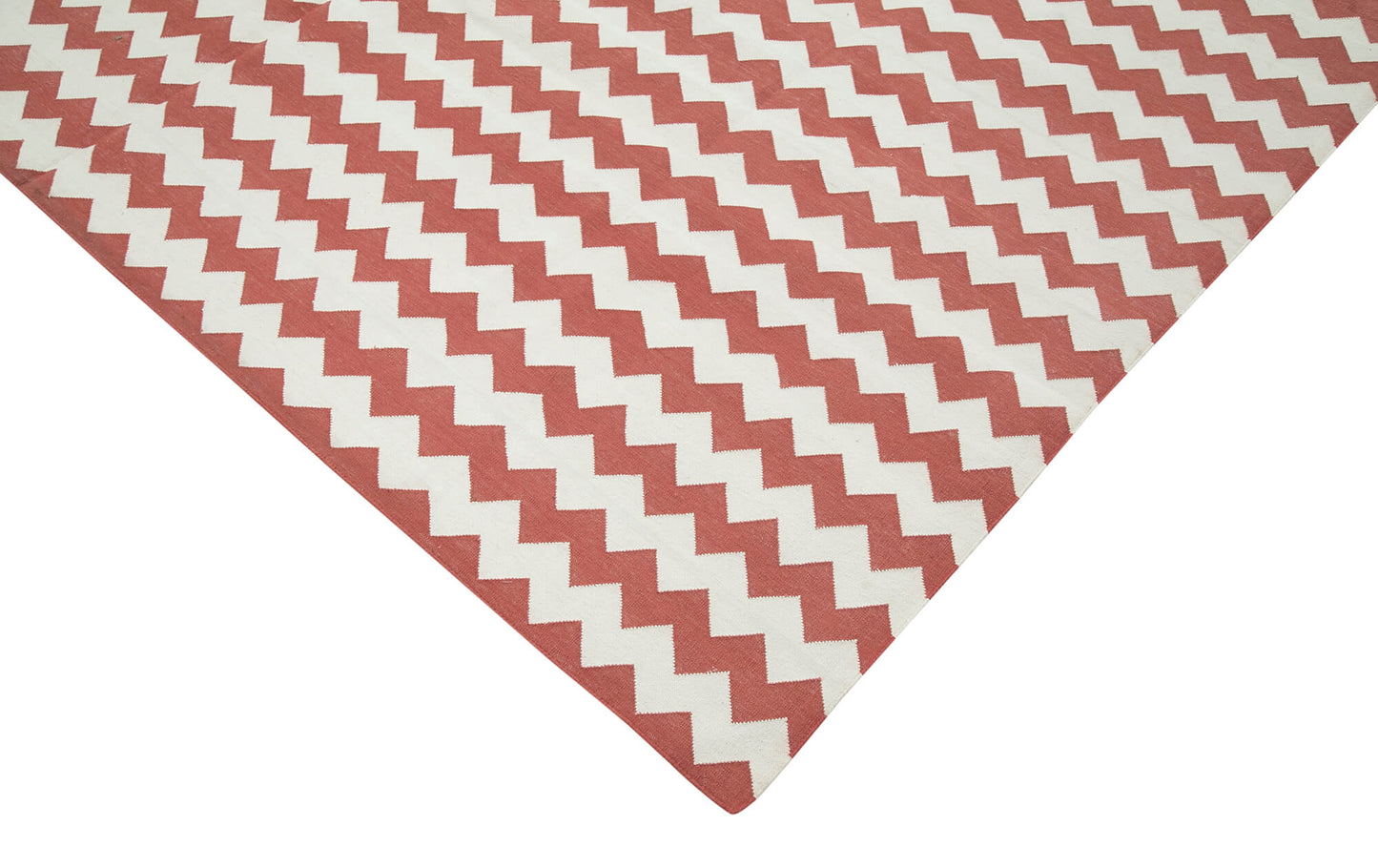 8x10 Red Dhurrie Rug - 32606