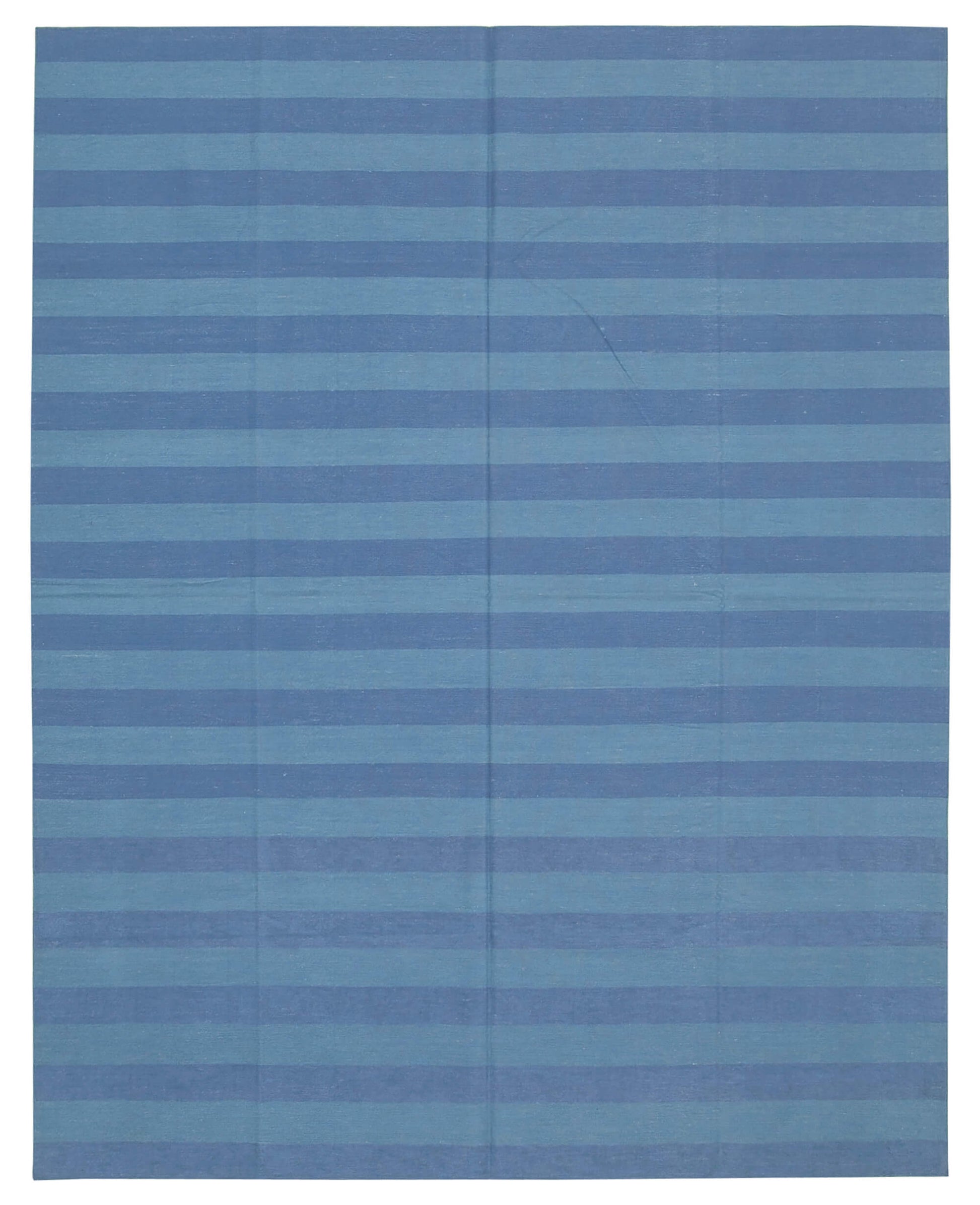 8x10 Blue Dhurrie Rug - 32607