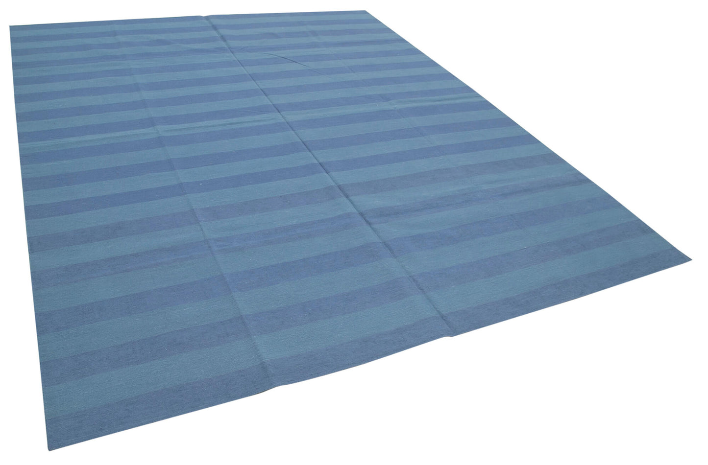 8x10 Blue Dhurrie Rug - 32607