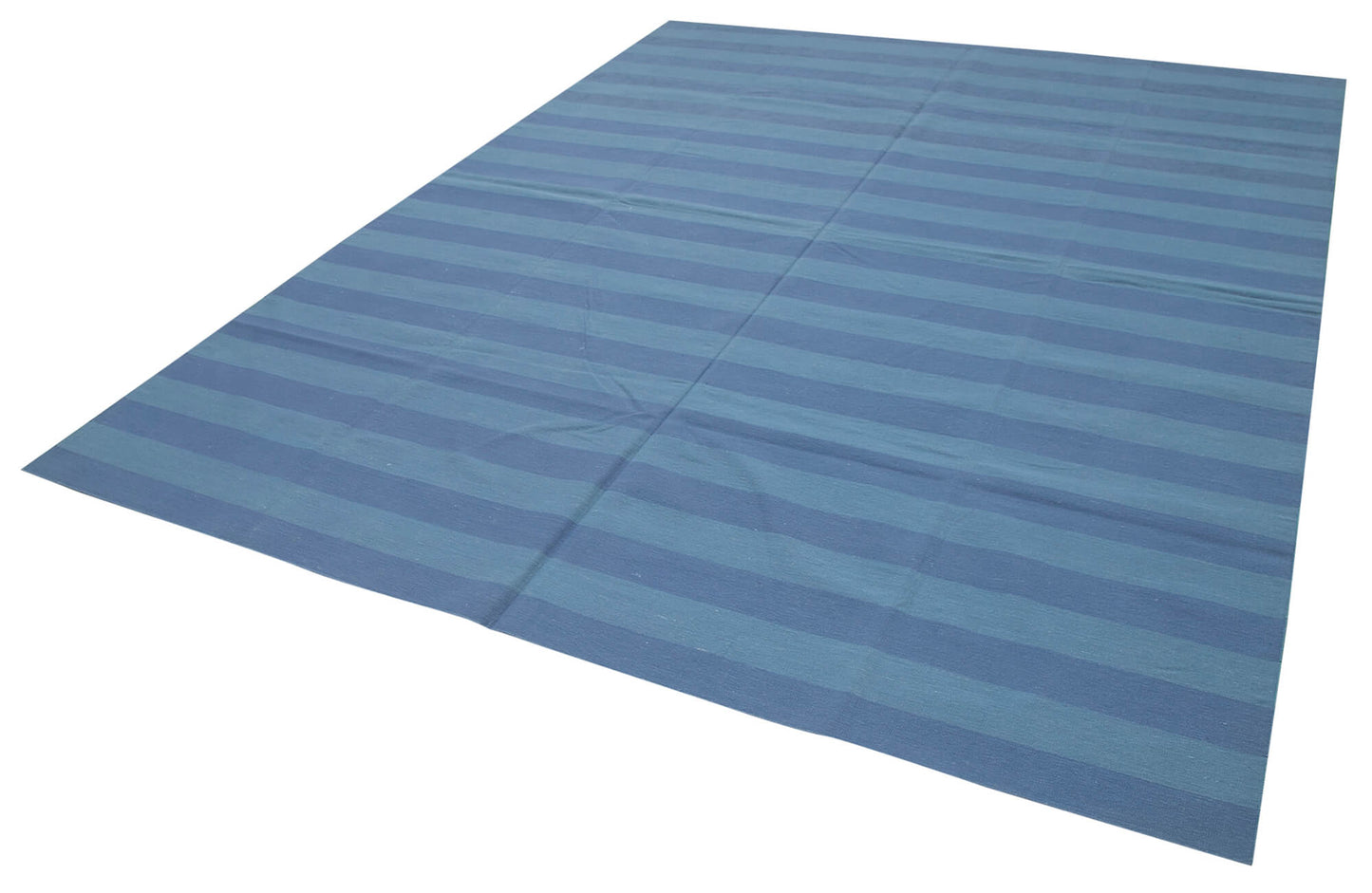 8x10 Blue Dhurrie Rug - 32607