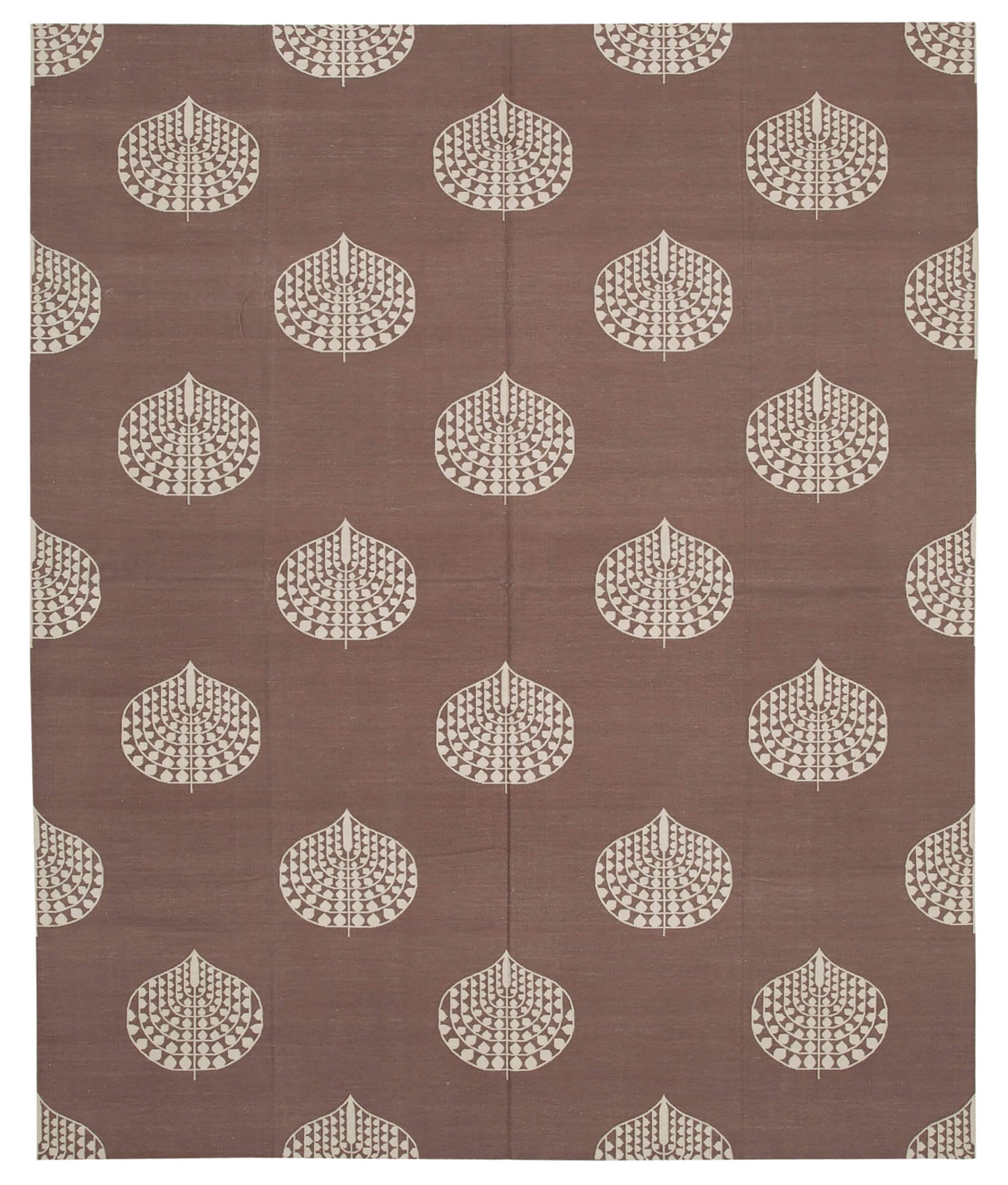 8x10 Brown Dhurrie Rug - 32617