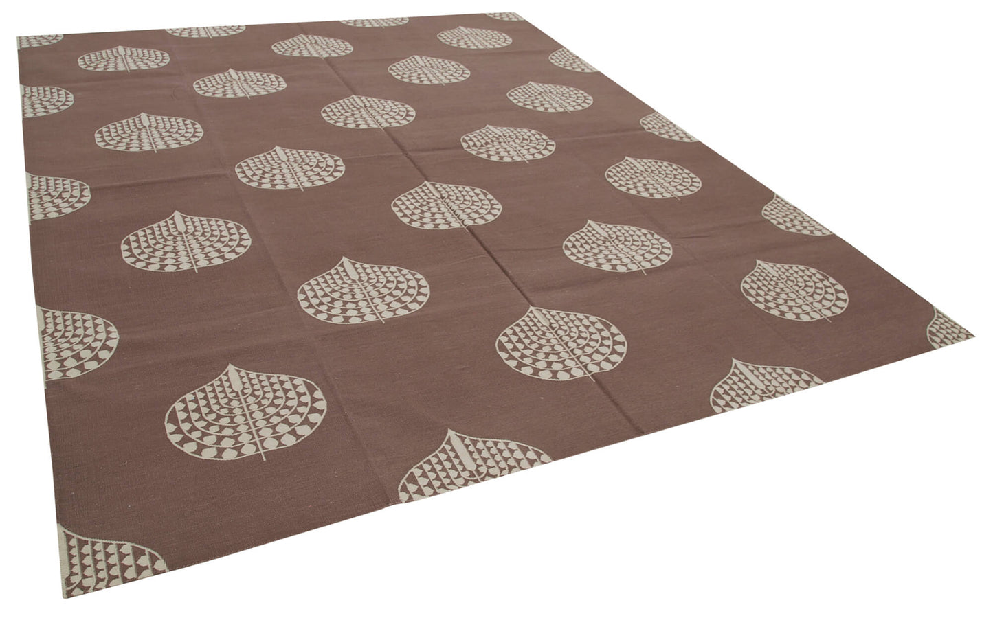 8x10 Brown Dhurrie Rug - 32617