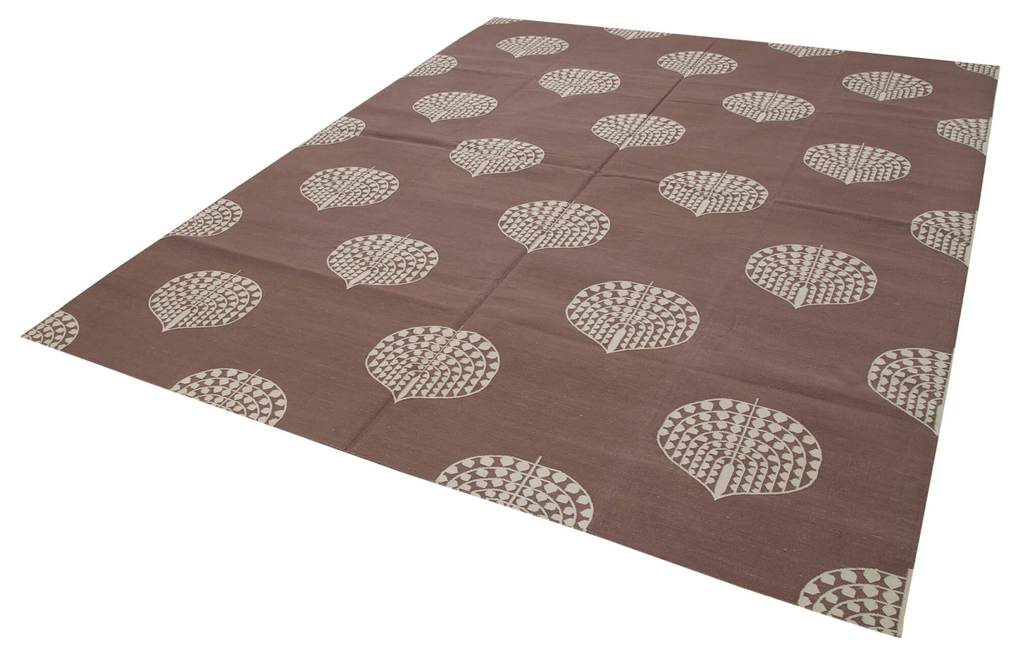 8x10 Brown Dhurrie Rug - 32617