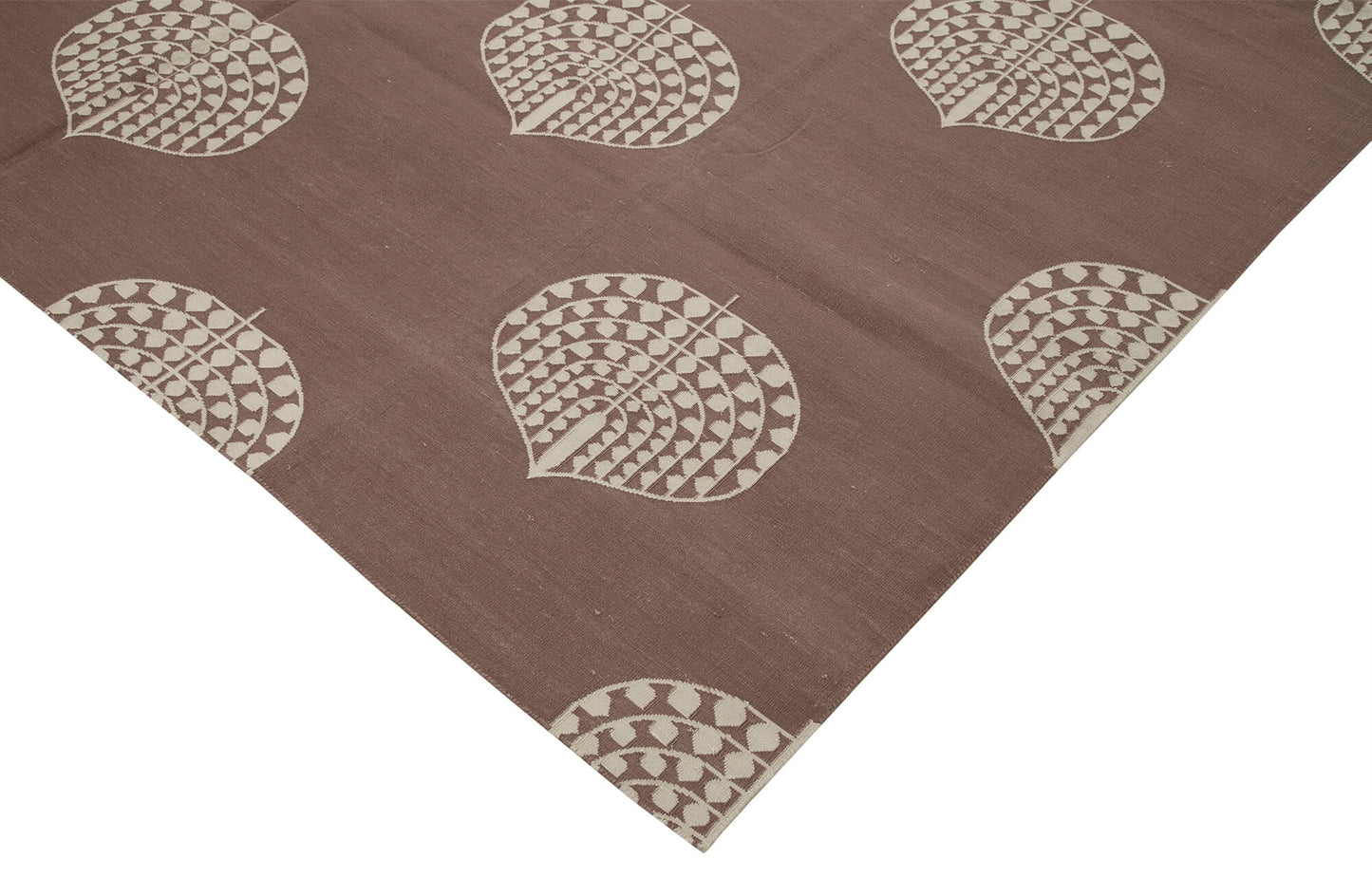 8x10 Brown Dhurrie Rug - 32617