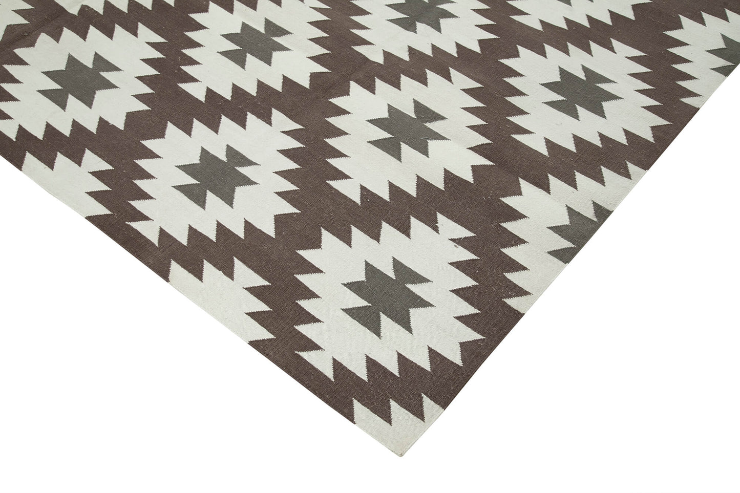 8x10 Brown Dhurrie Rug - 32621