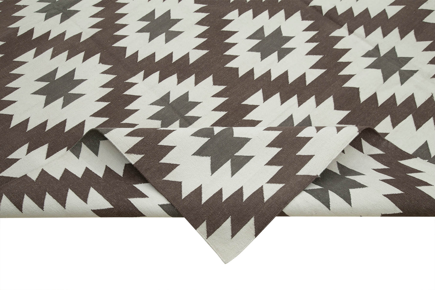 8x10 Brown Dhurrie Rug - 32621