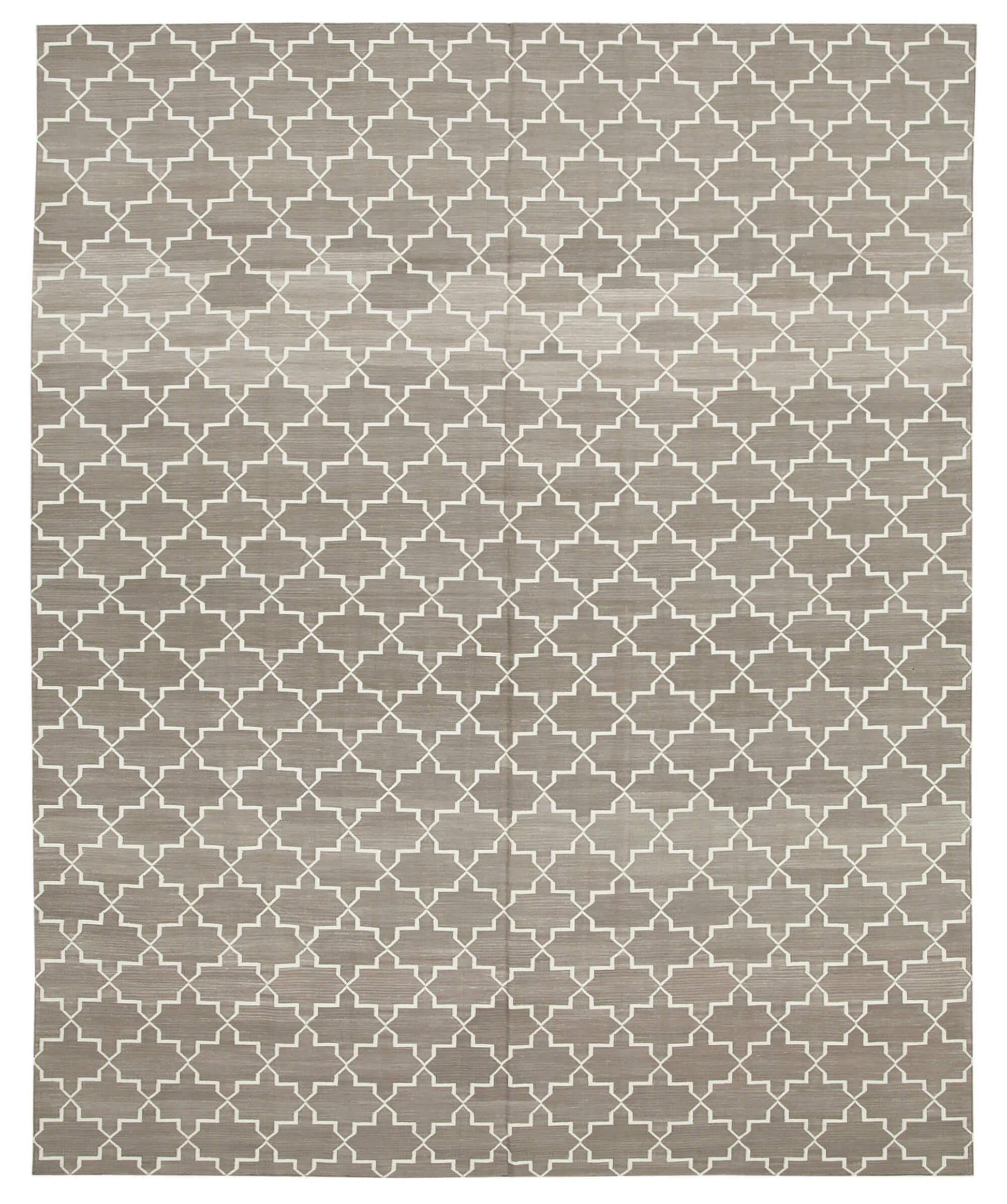 8x10 Grey Dhurrie Rug - 32623