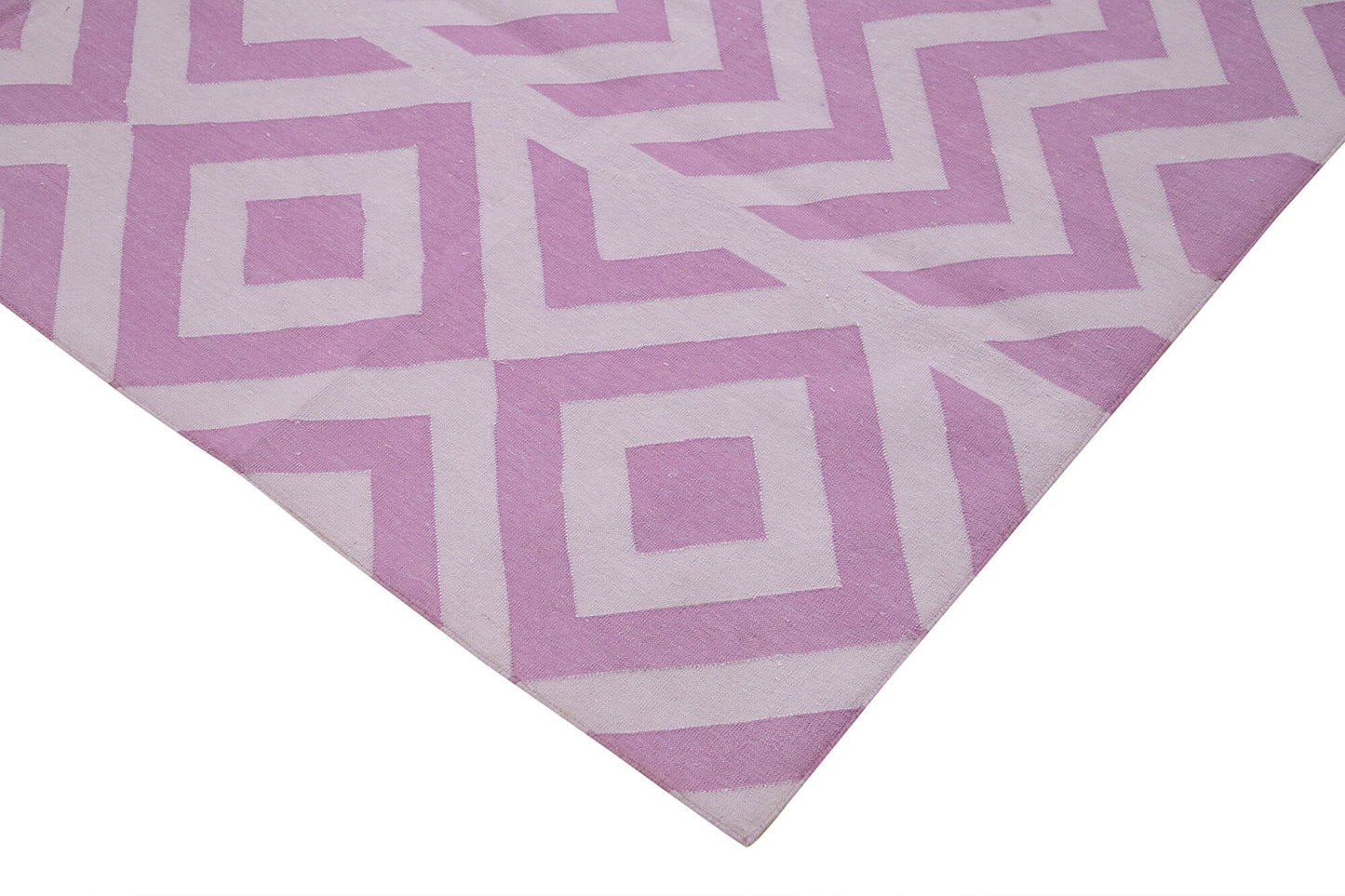 8x10 Purple Dhurrie Rug - 32630