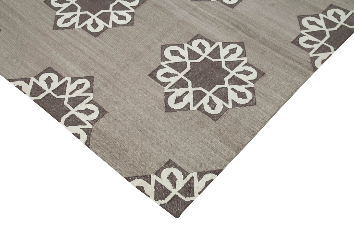 8x10 Brown Dhurrie Rug - 32633