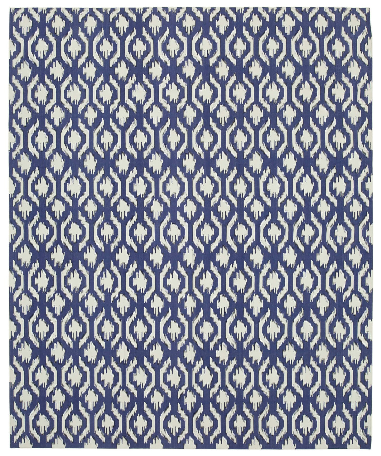 8x10 Blue Dhurrie Rug - 32644