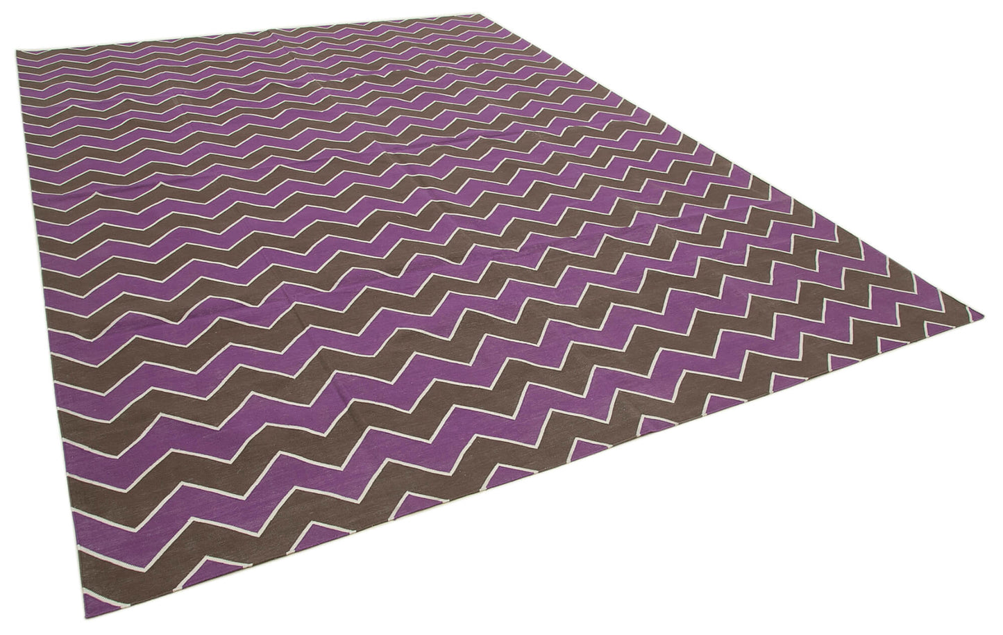 9x12 Purple Dhurrie Rug - 32646