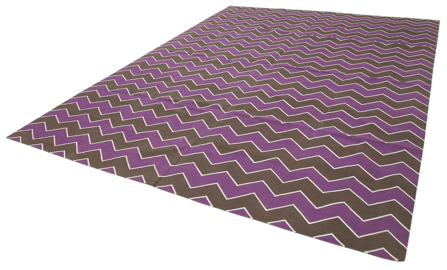 9x12 Purple Dhurrie Rug - 32646