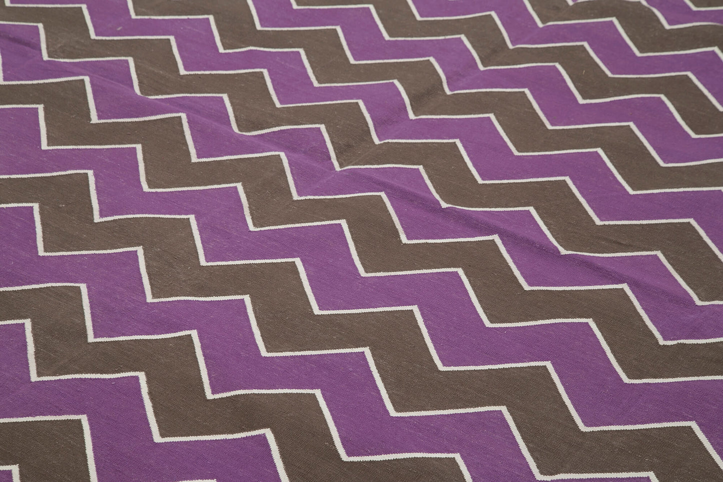 9x12 Purple Dhurrie Rug - 32646