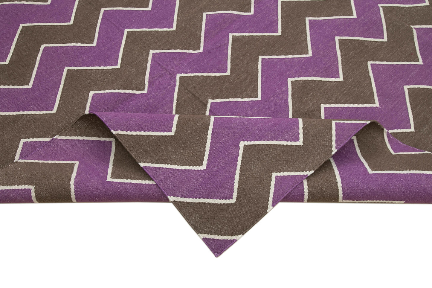 9x12 Purple Dhurrie Rug - 32646