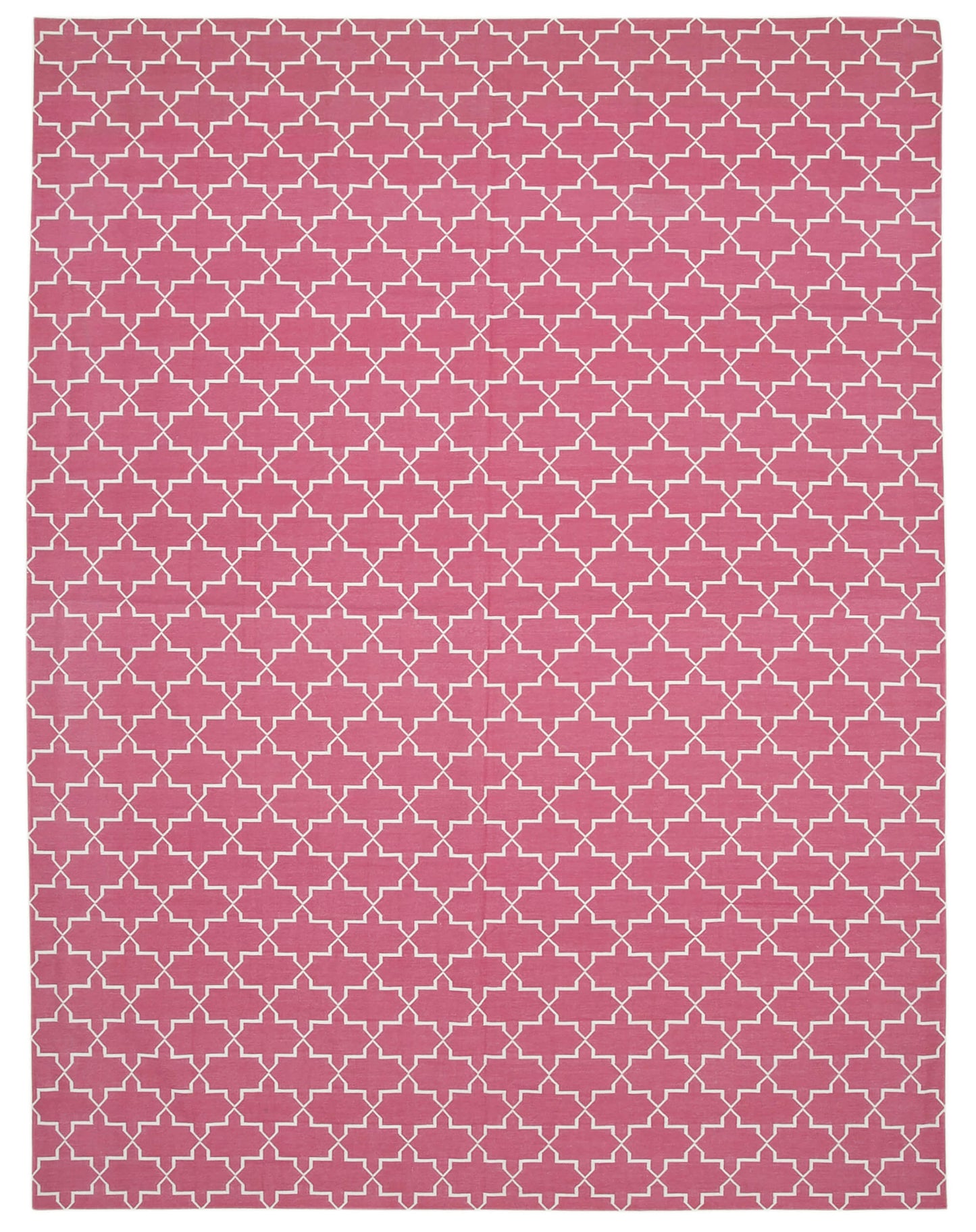 9x12 Pink Dhurrie Rug - 32647