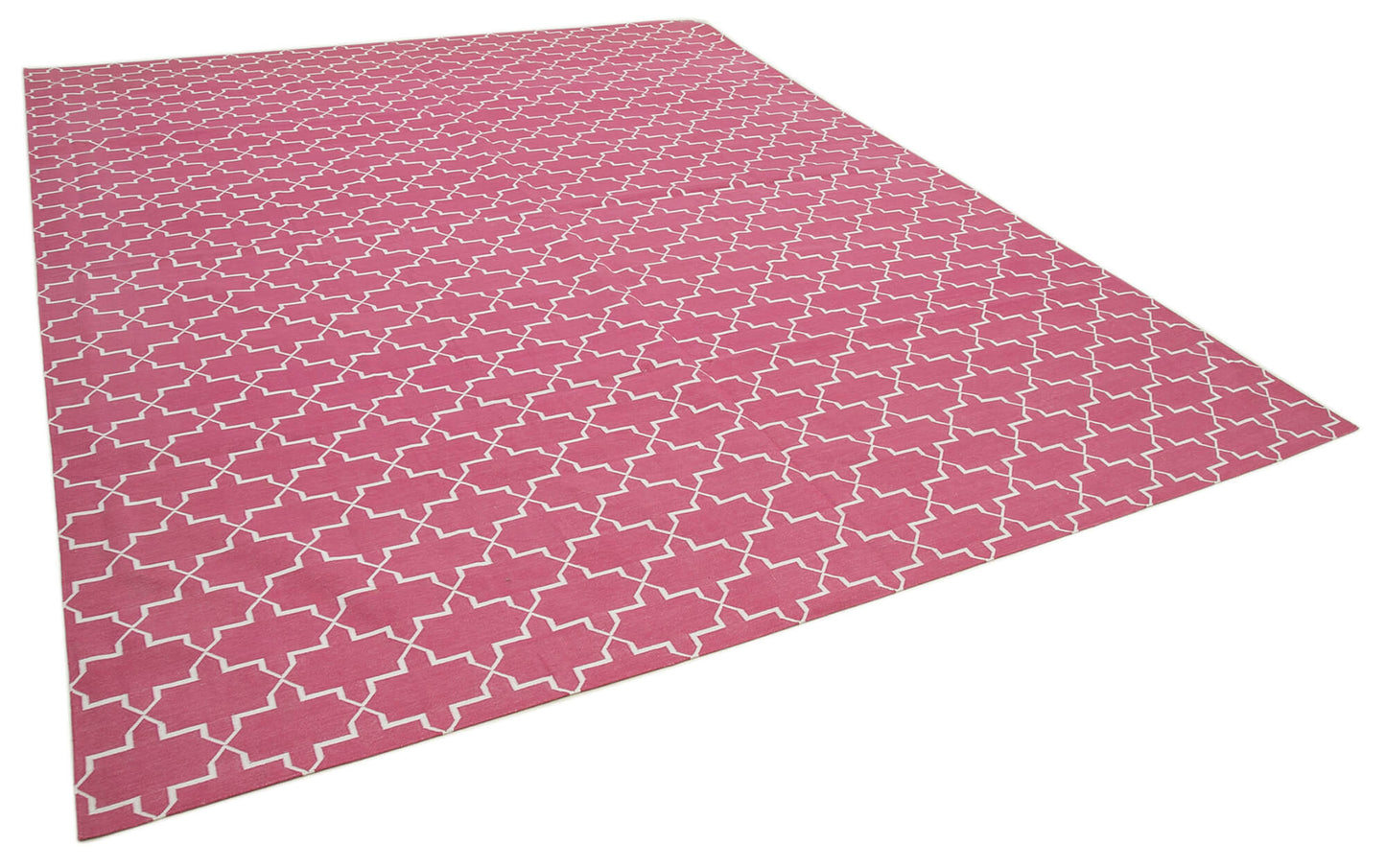 9x12 Pink Dhurrie Rug - 32647