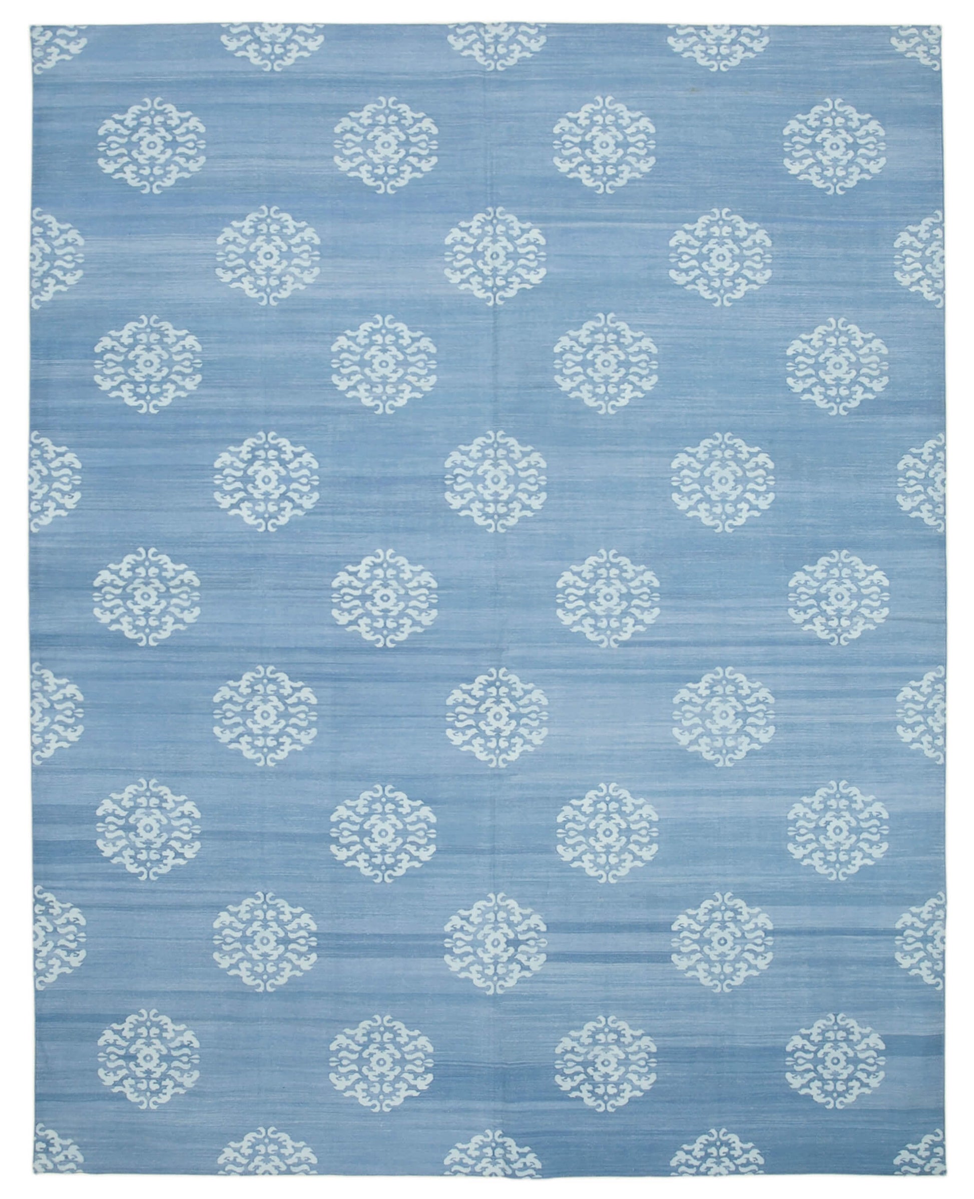 9x12 Blue Dhurrie Rug - 32648