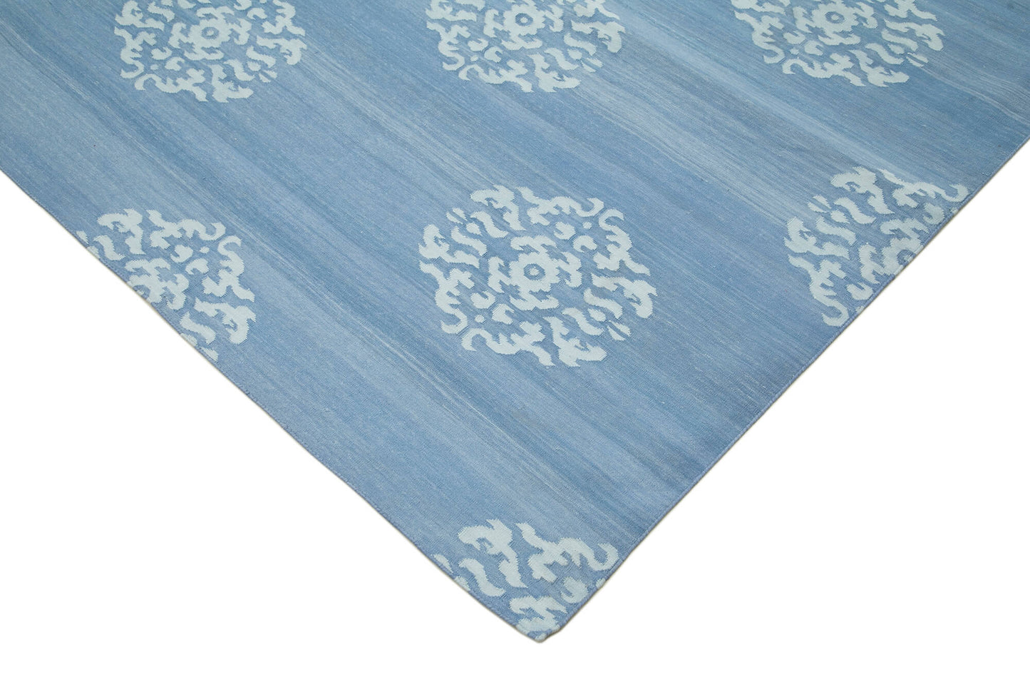 9x12 Blue Dhurrie Rug - 32648