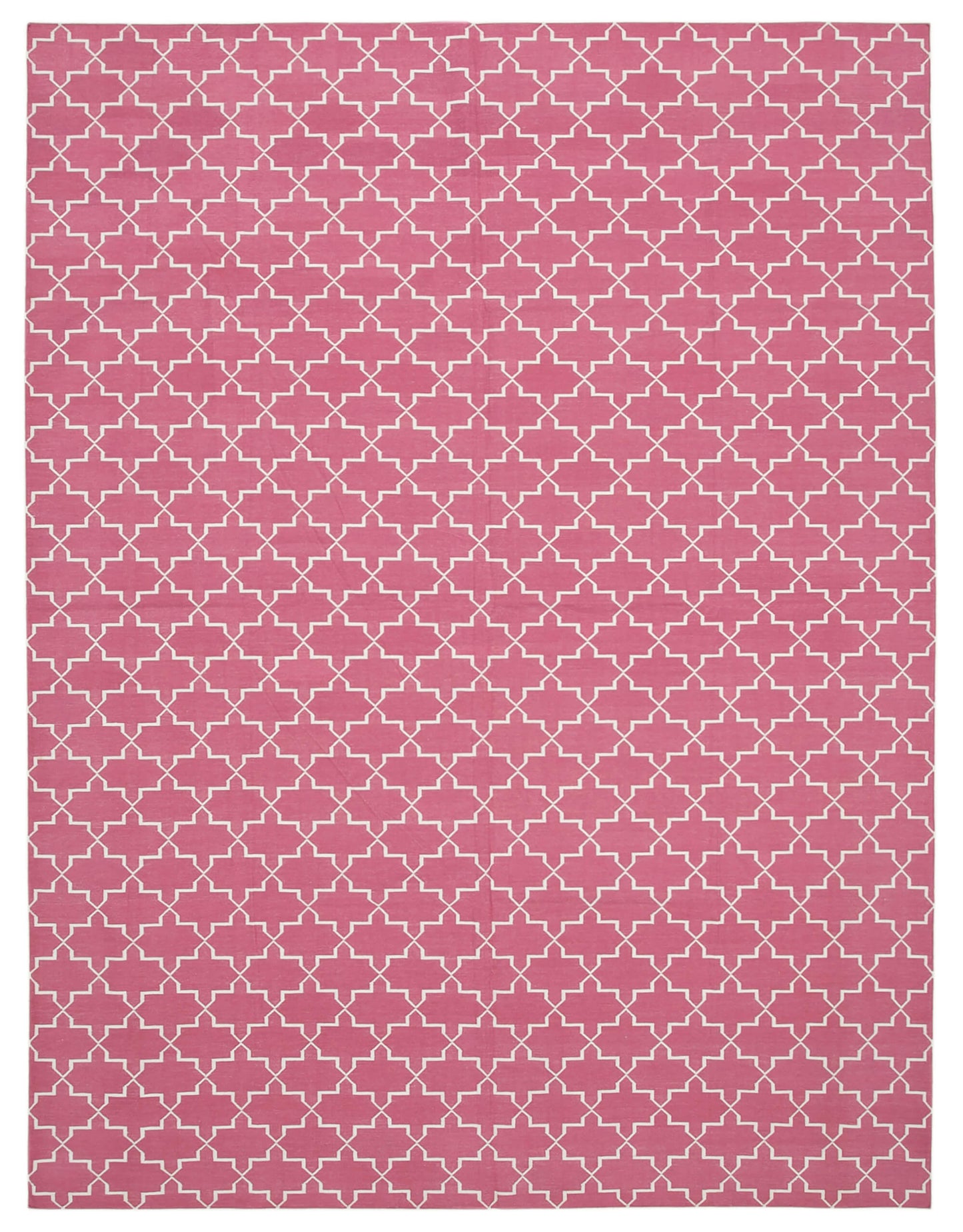 9x12 Pink Dhurrie Rug - 32652