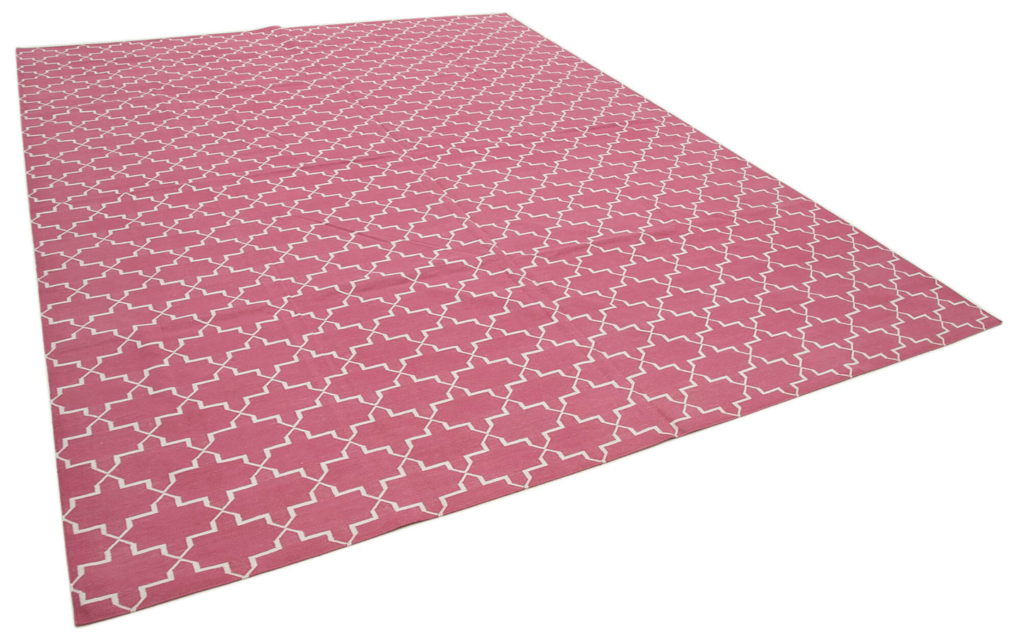 9x12 Pink Dhurrie Rug - 32652