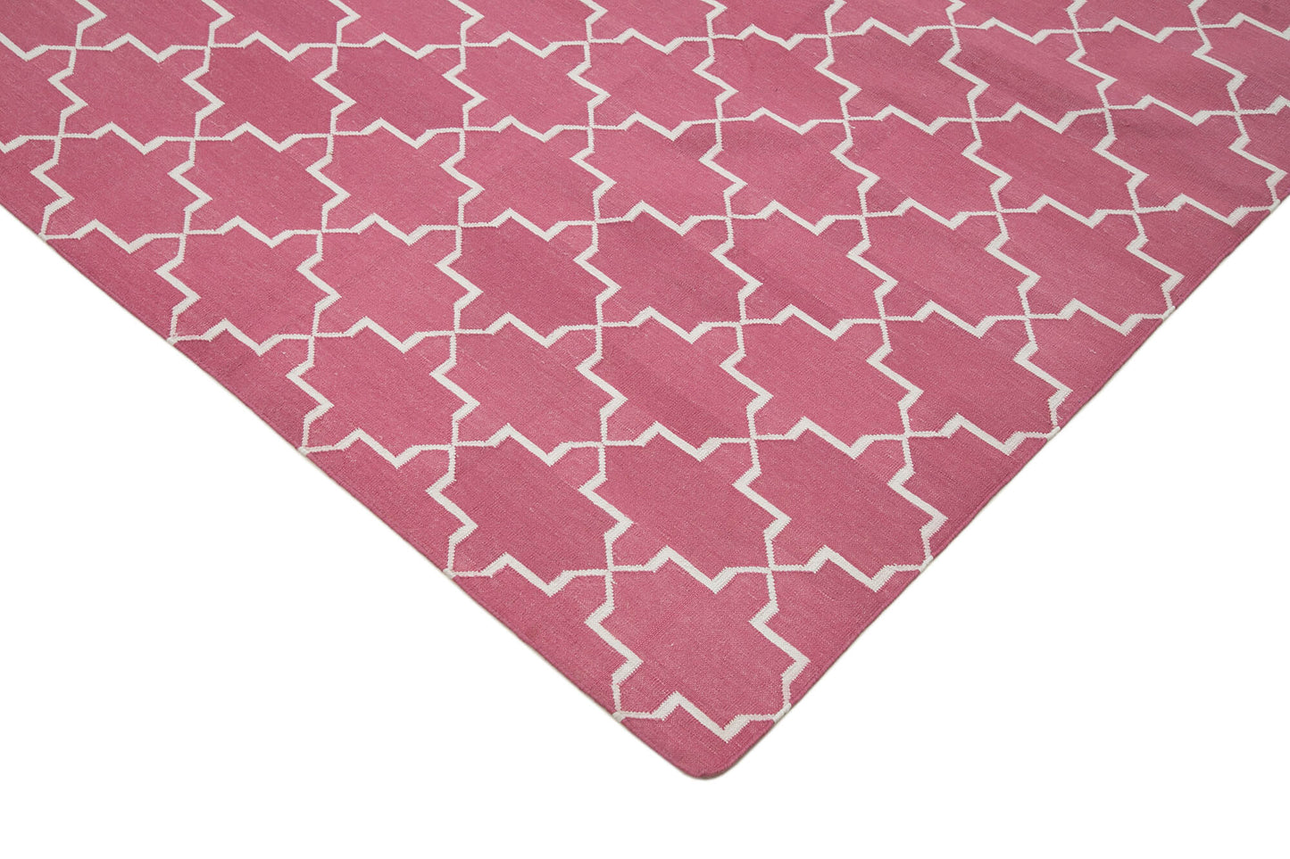 9x12 Pink Dhurrie Rug - 32652