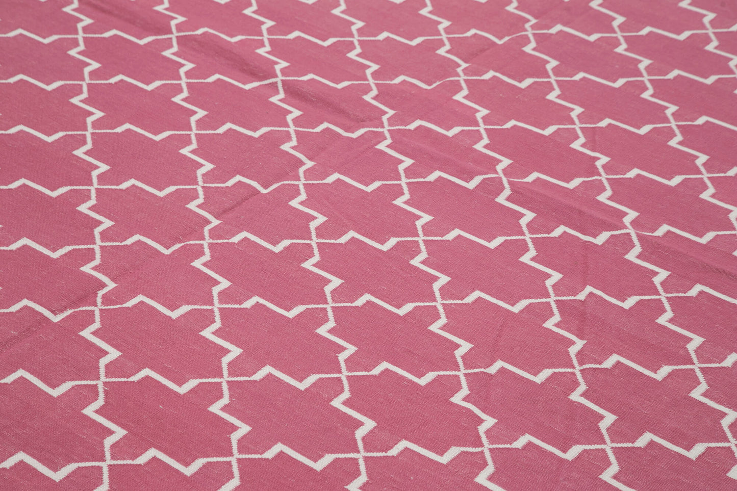 9x12 Pink Dhurrie Rug - 32652