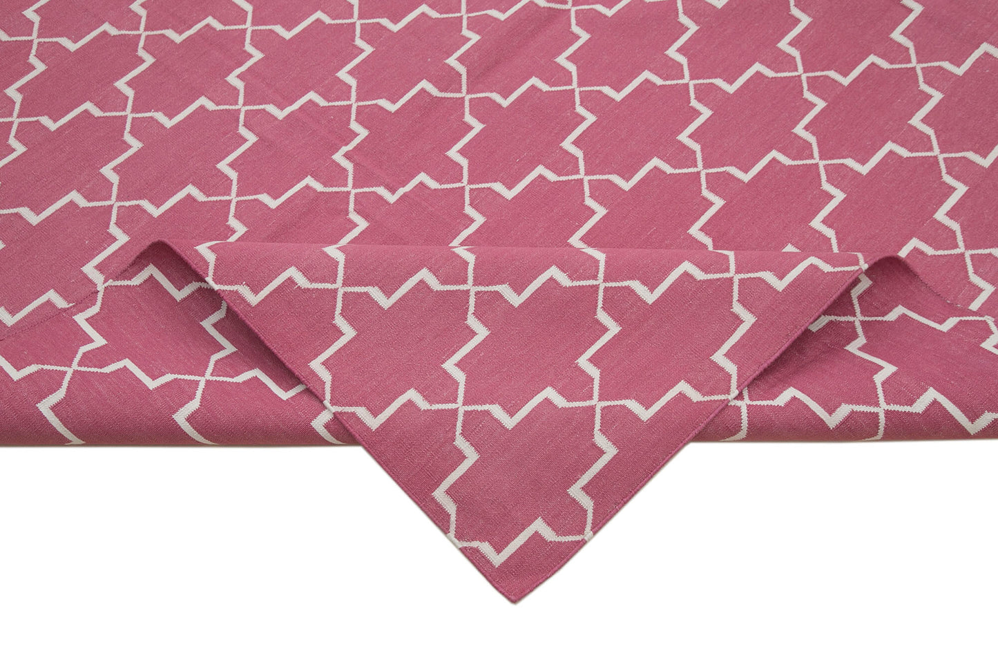 9x12 Pink Dhurrie Rug - 32652