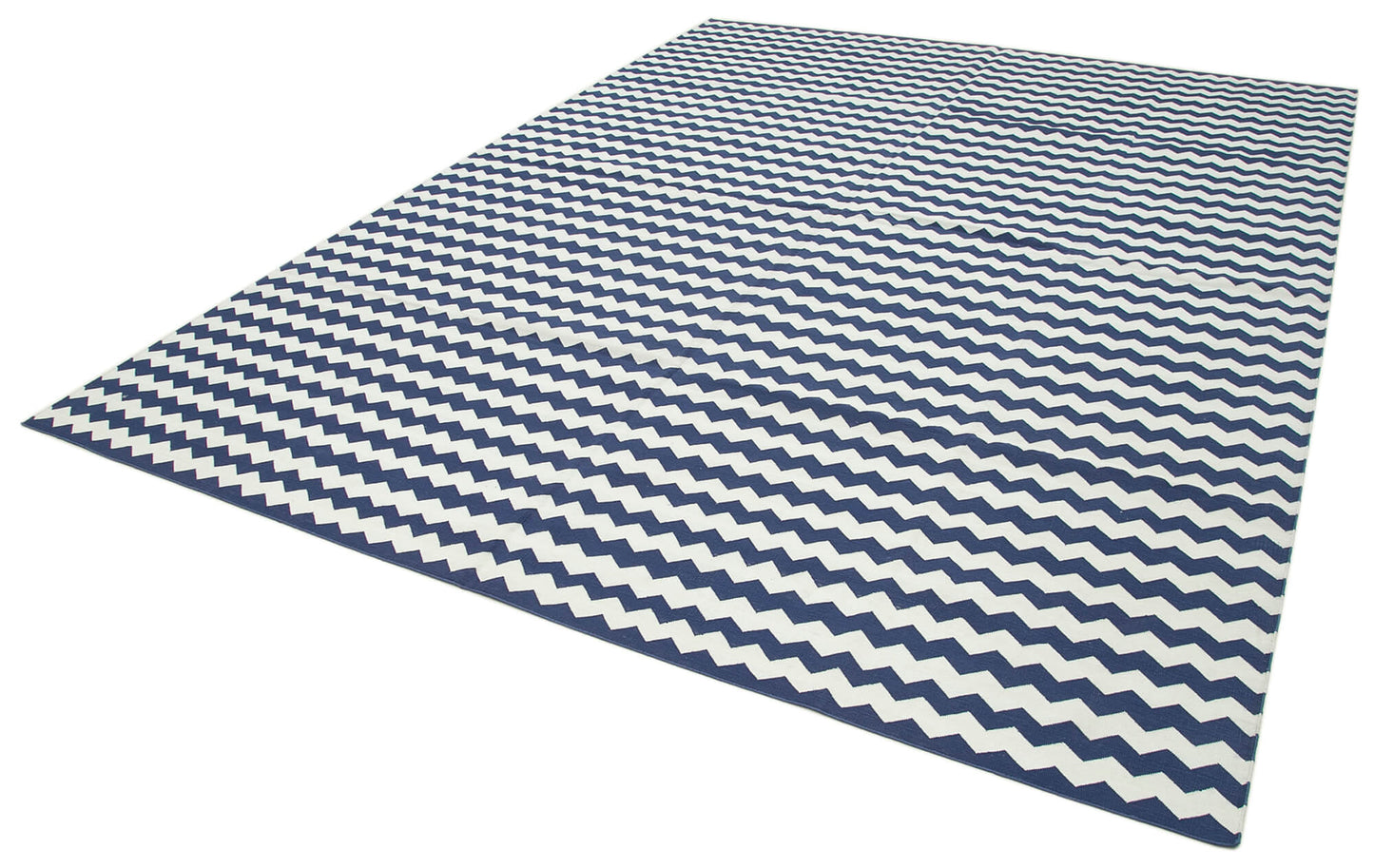 9x12 Blue Dhurrie Rug - 32653