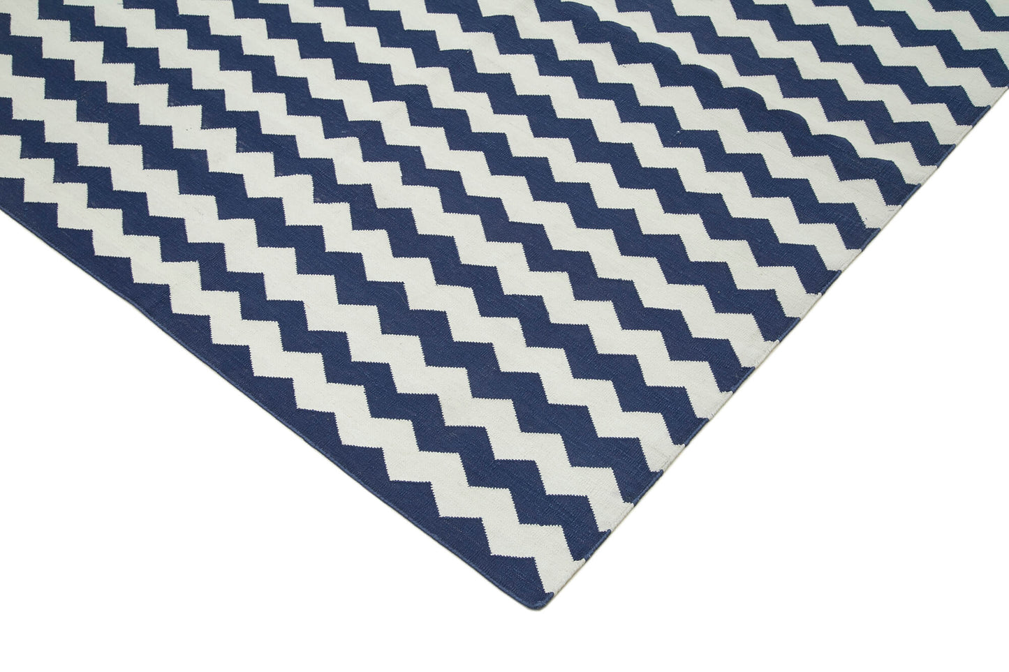 9x12 Blue Dhurrie Rug - 32653