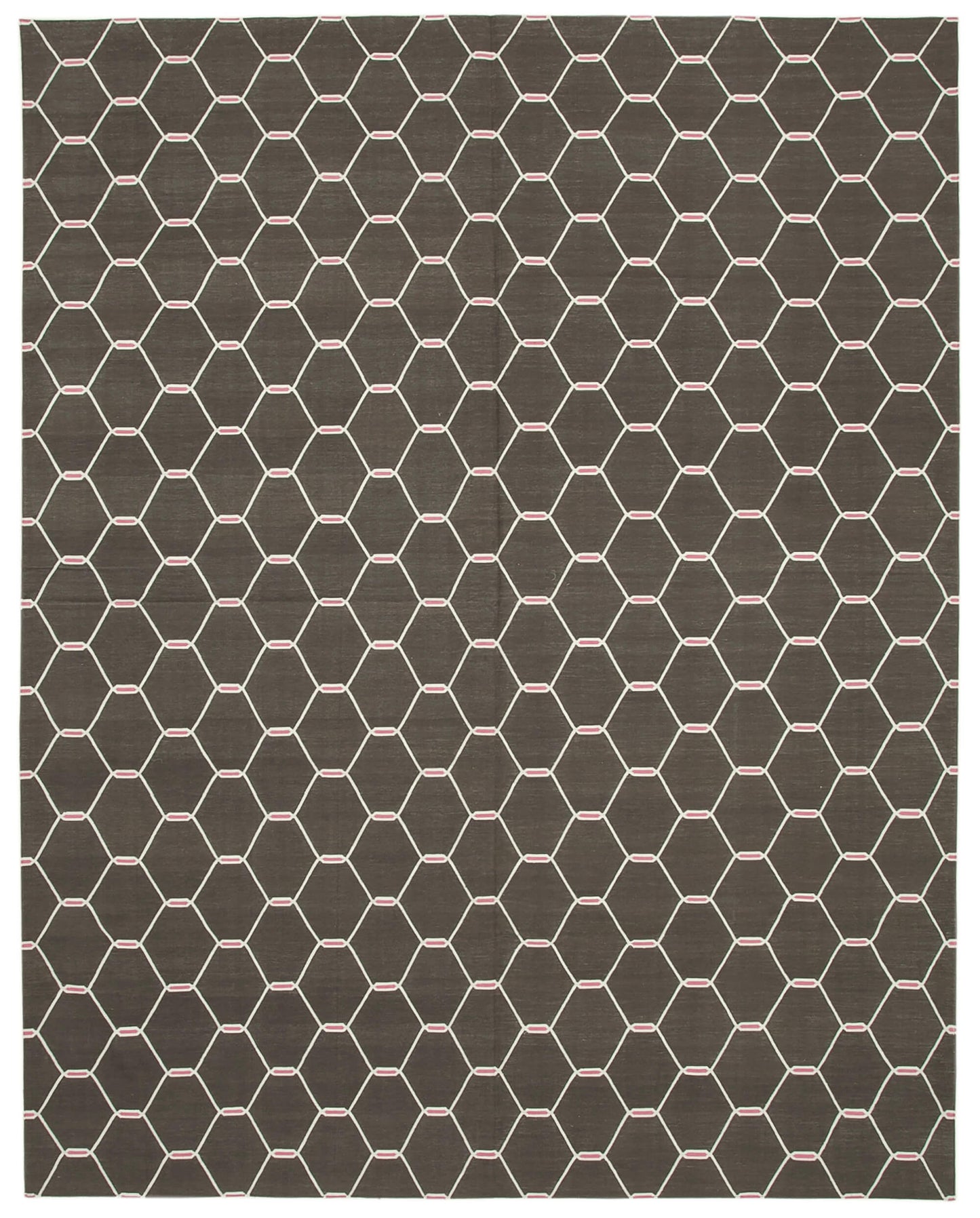 9x12 Brown Dhurrie Rug - 32658