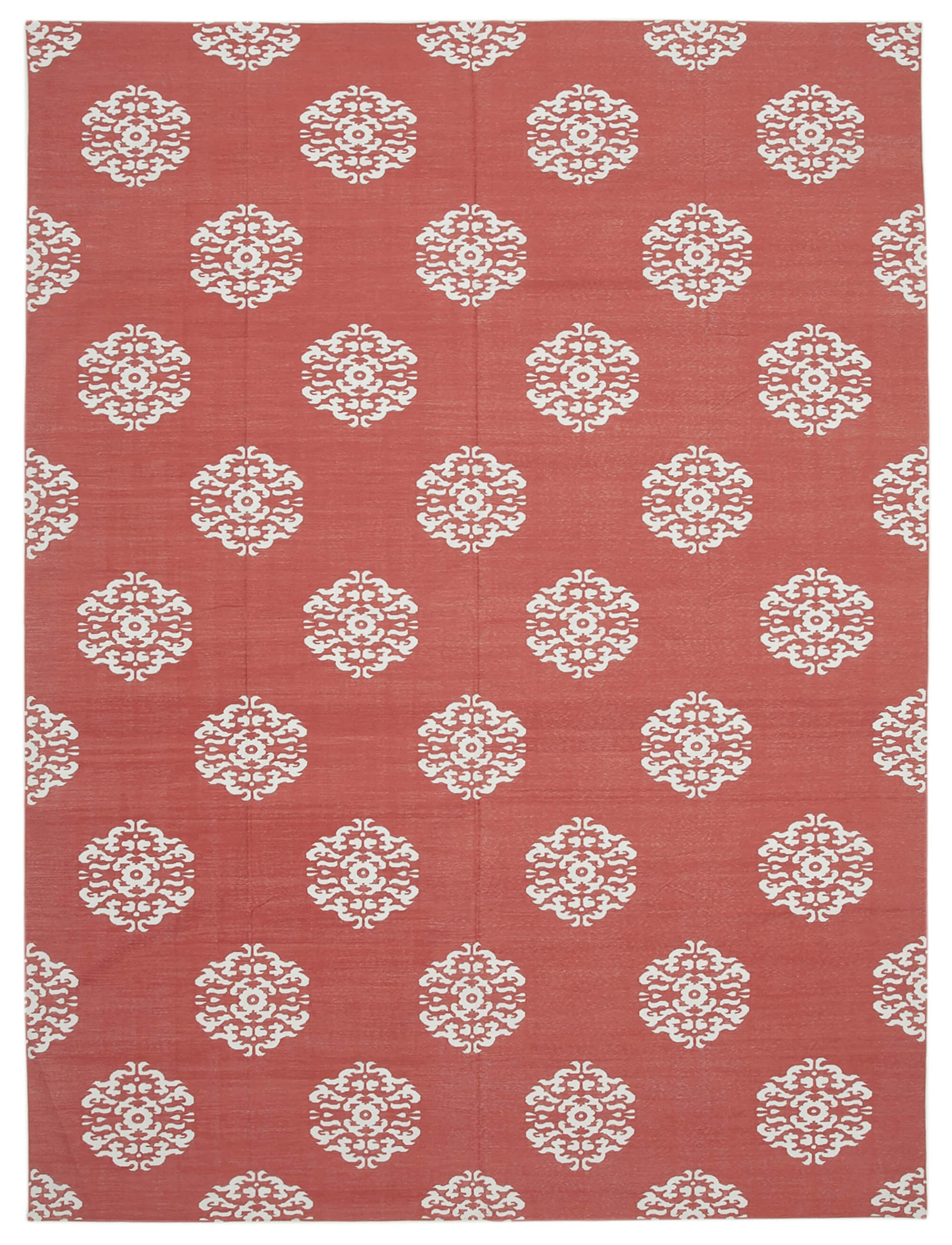 9x12 Red Dhurrie Rug - 32660