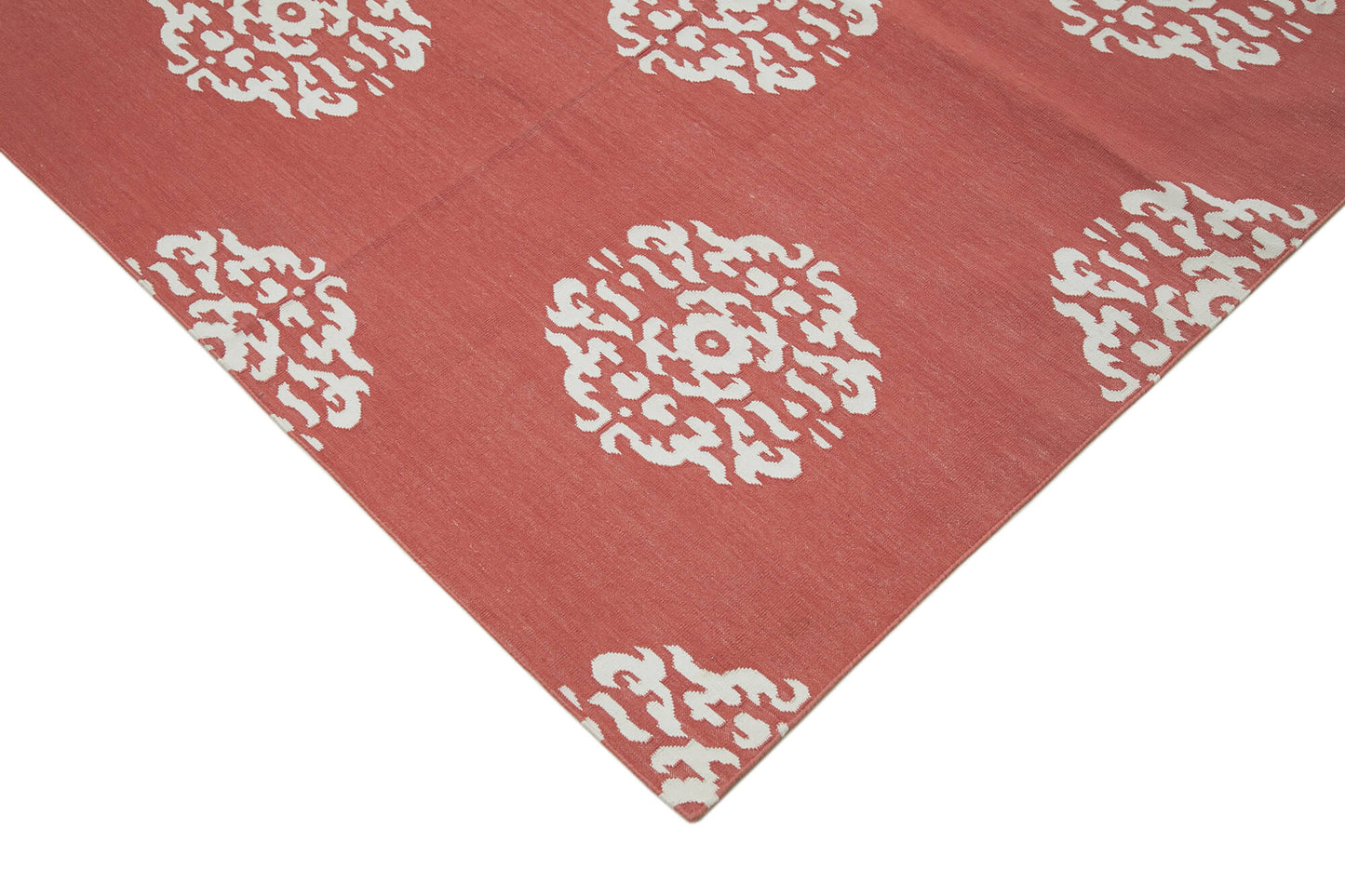 9x12 Red Dhurrie Rug - 32660