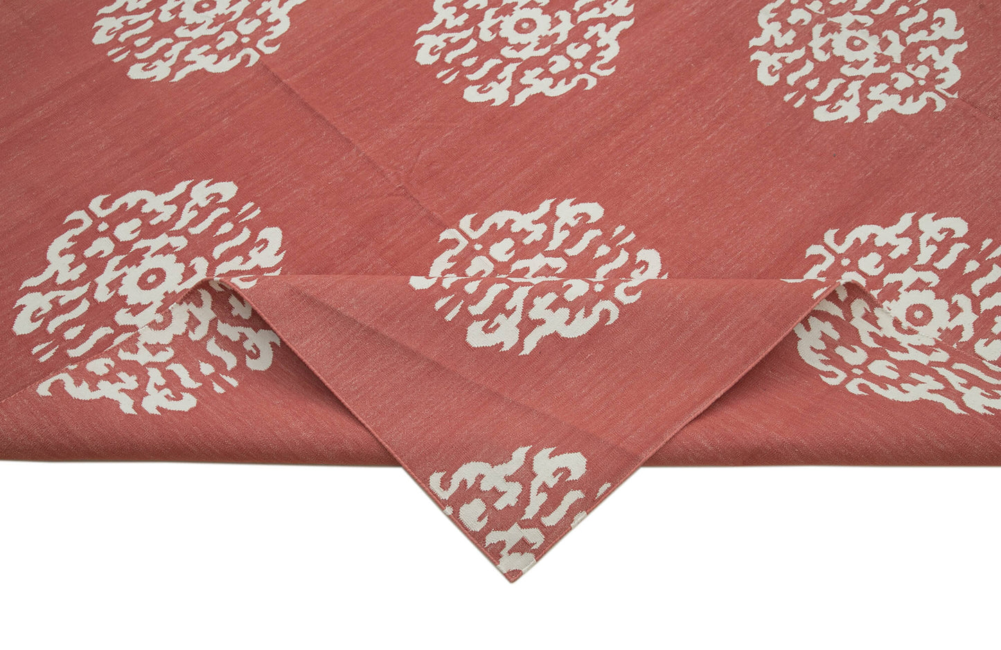 9x12 Red Dhurrie Rug - 32660