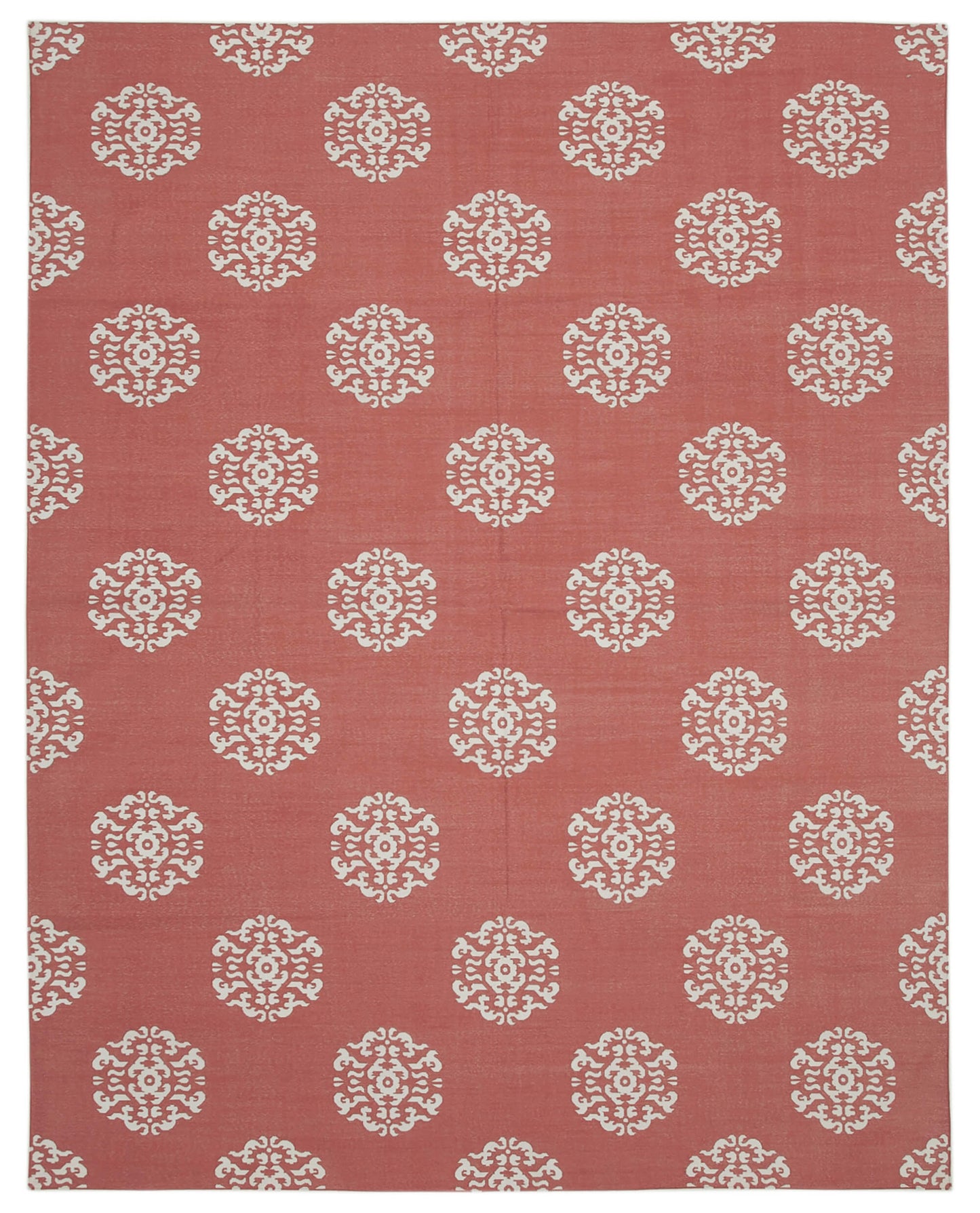 9x12 Red Dhurrie Rug - 32661