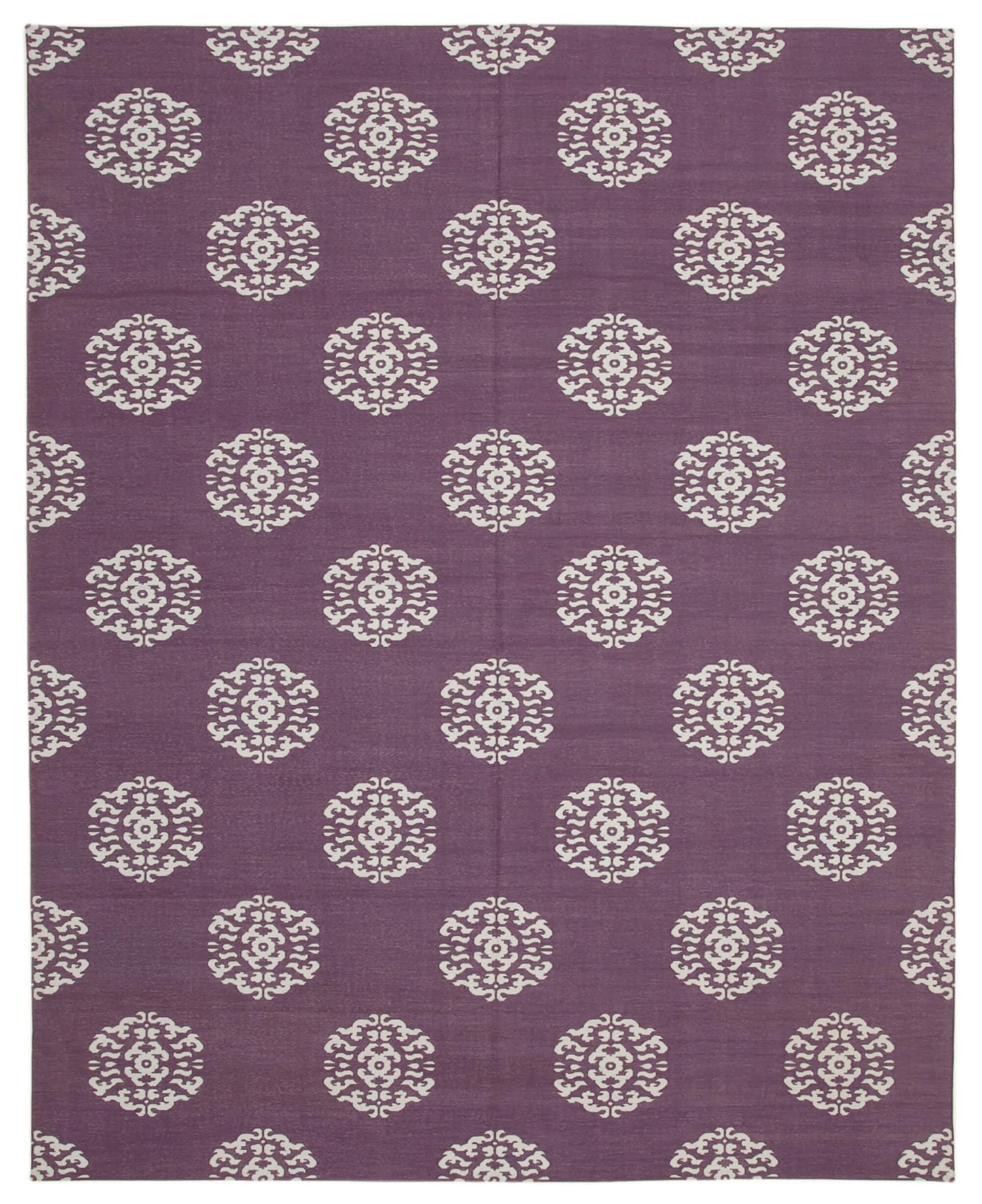 9x12 Purple Dhurrie Rug - 32663