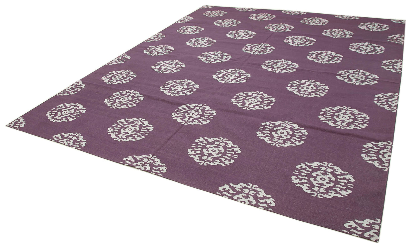 9x12 Purple Dhurrie Rug - 32663