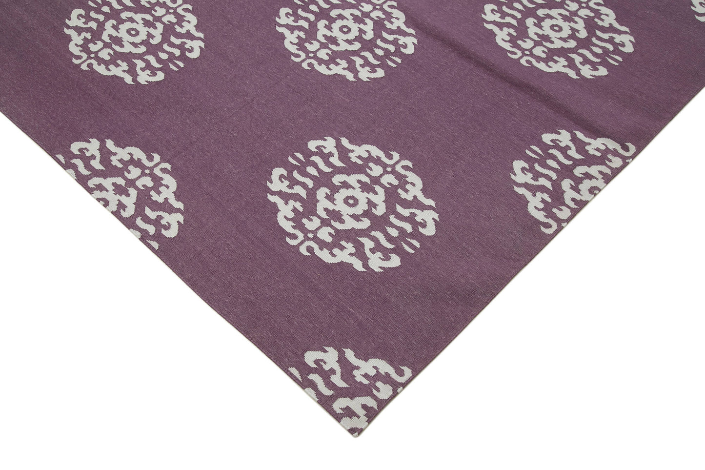 9x12 Purple Dhurrie Rug - 32663