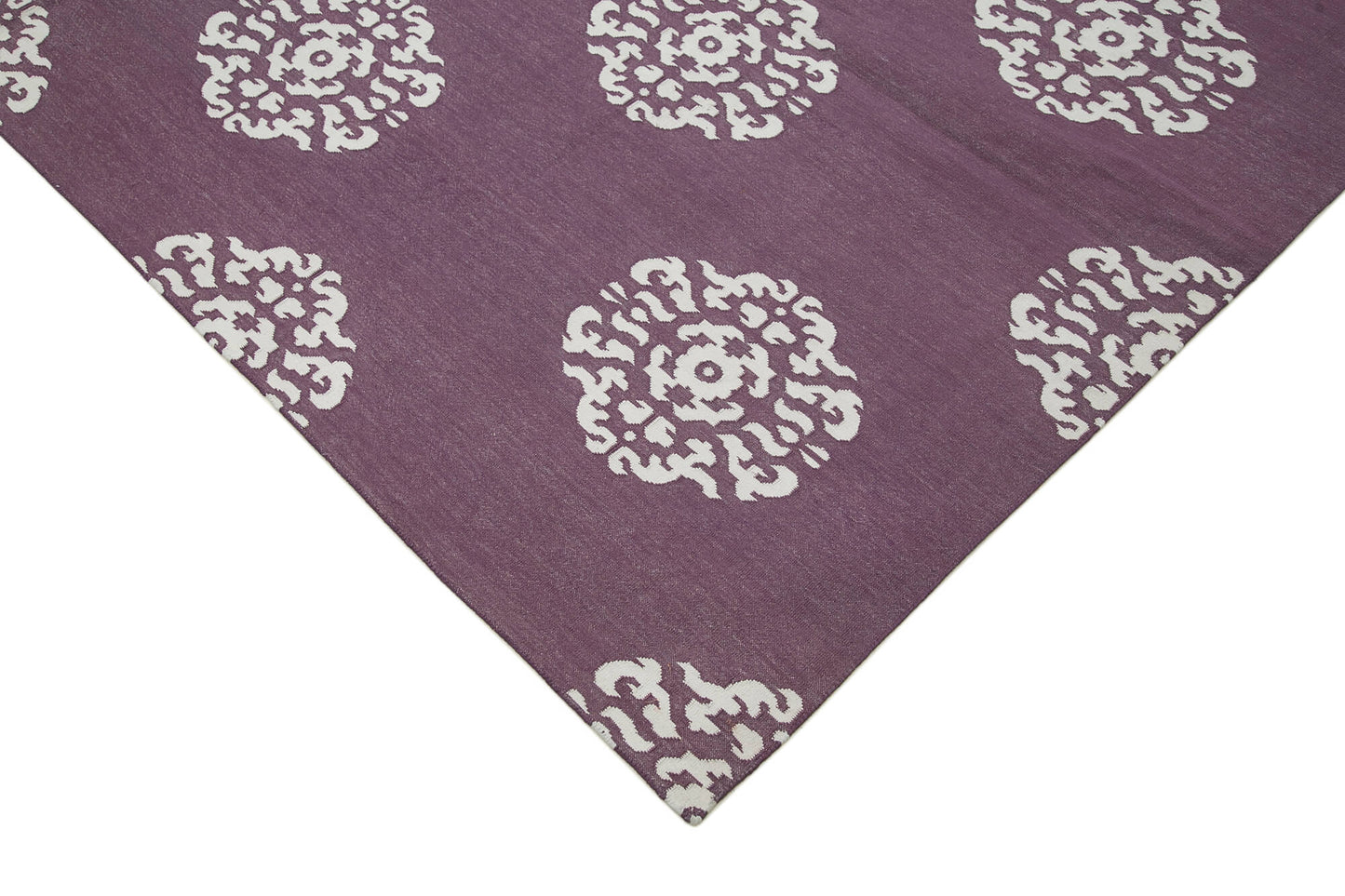 9x12 Purple Dhurrie Rug - 32664