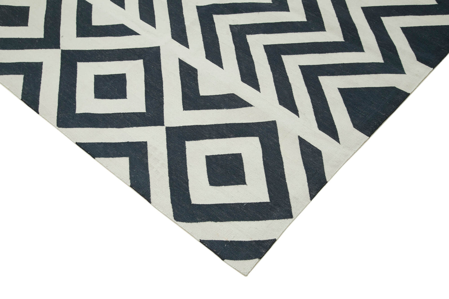 9x12 Black Dhurrie Rug - 32665