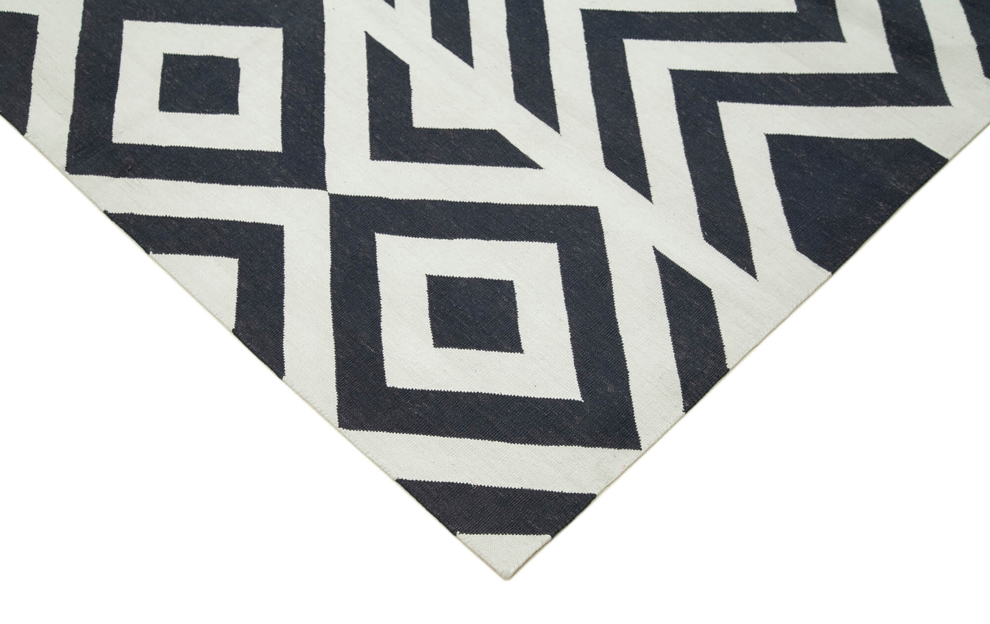 9x12 Black Dhurrie Rug - 32666