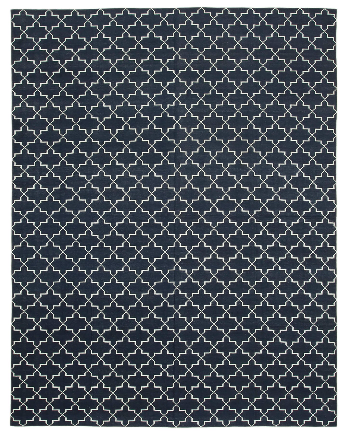 9x12 Black Dhurrie Rug - 32669