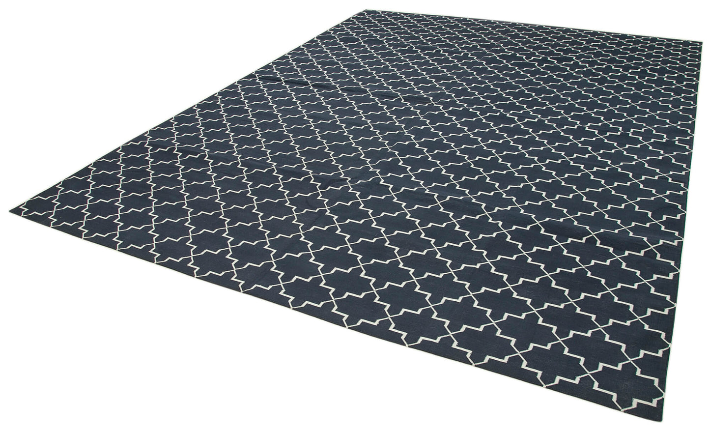 9x12 Black Dhurrie Rug - 32669