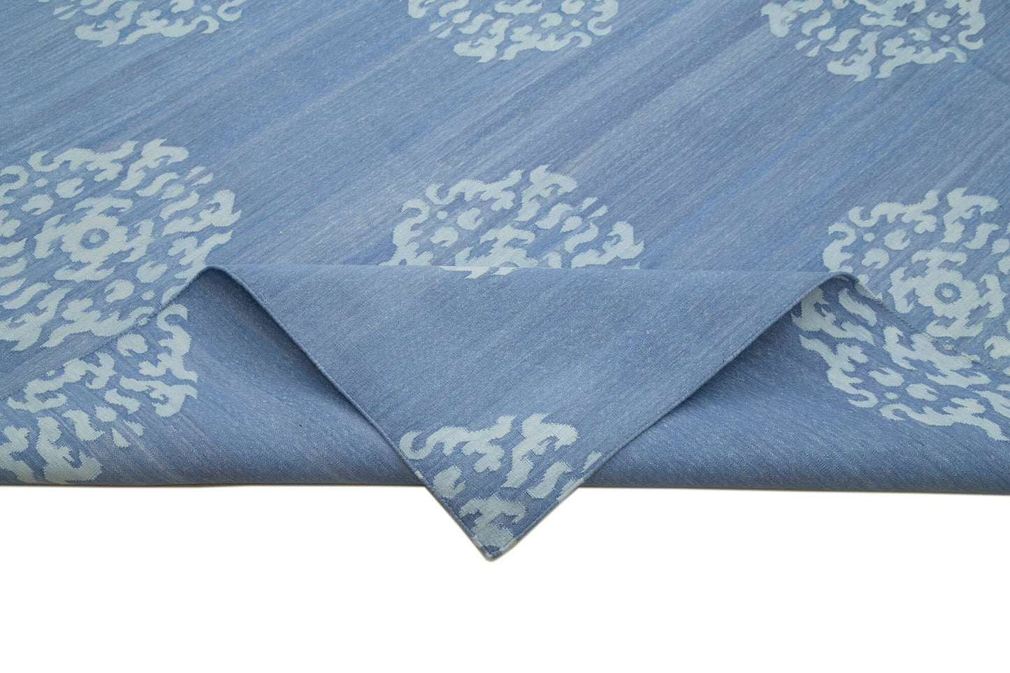 9x12 Blue Dhurrie Rug - 32672