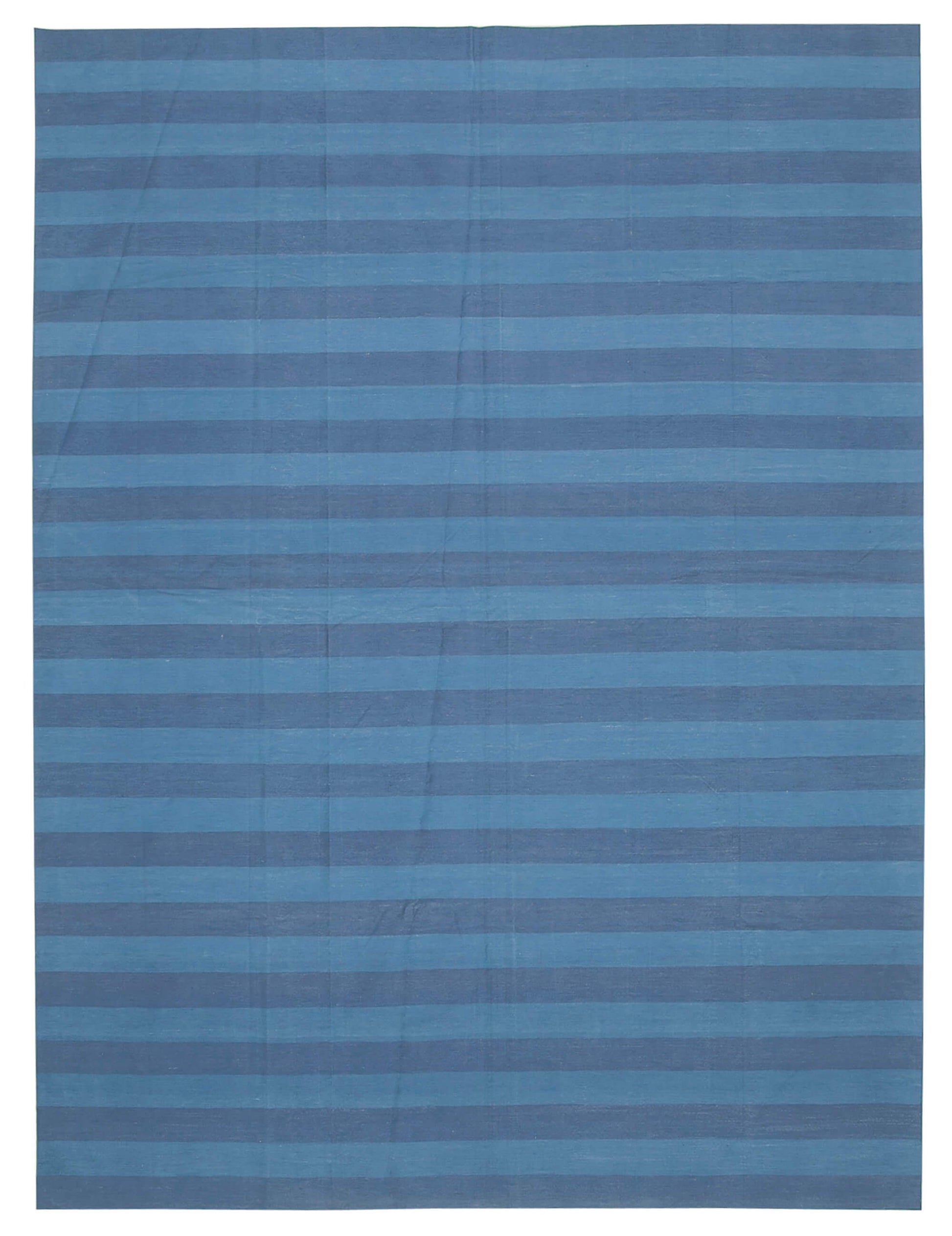 9x12 Blue Dhurrie Rug - 32676